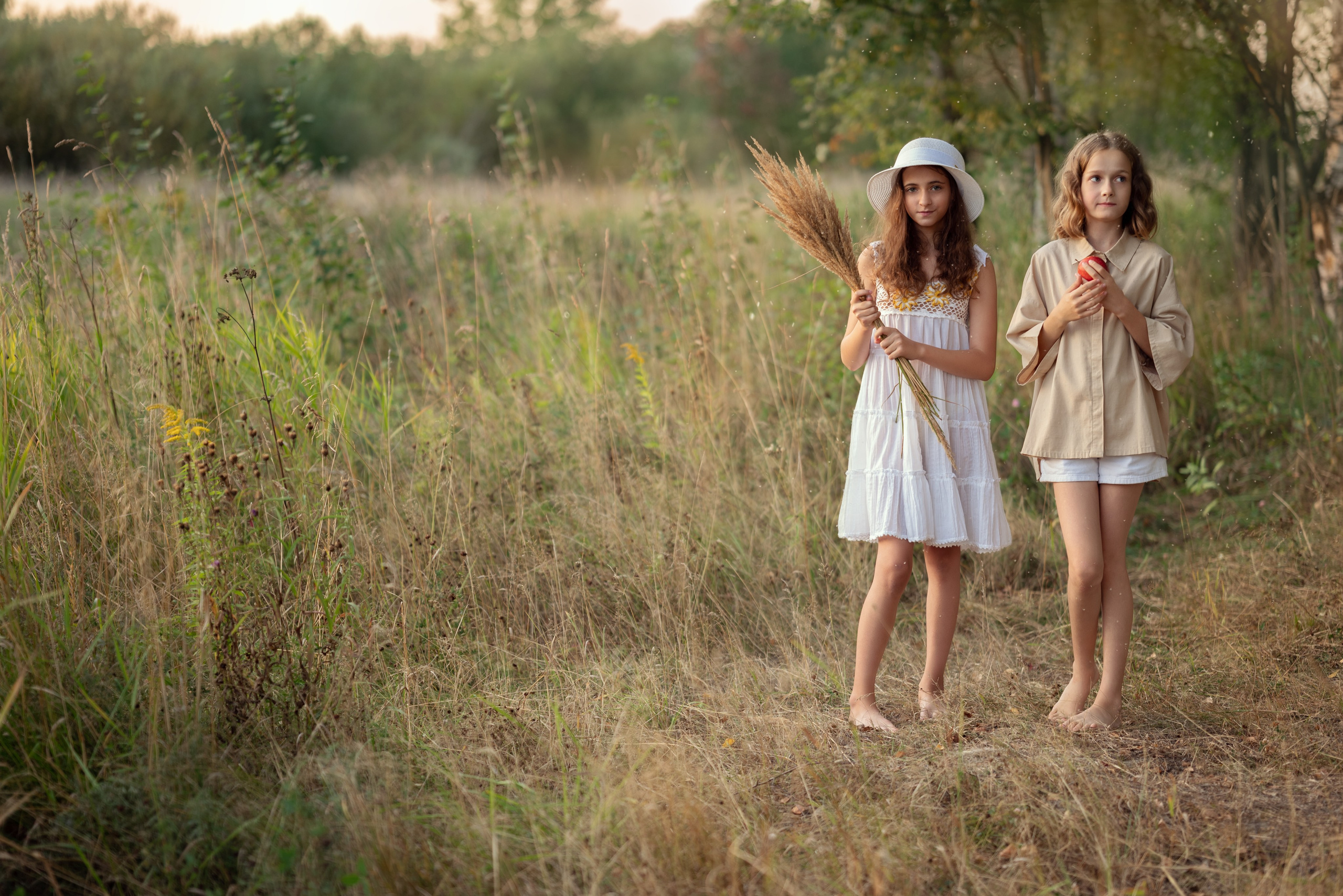 сюжетная фотосессия на природе