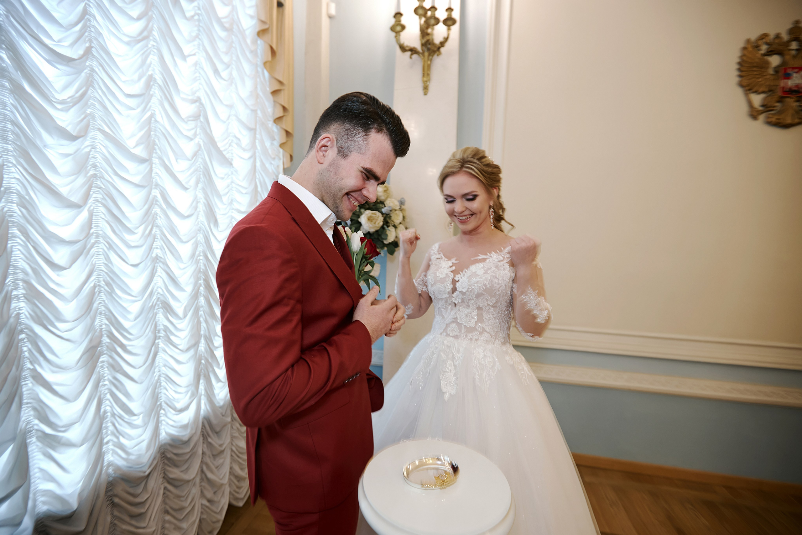 Свадьба Кировский ЗАГС и Дом Ученых. Фотограф в Санкт-Петербурге Знаменская Ирина