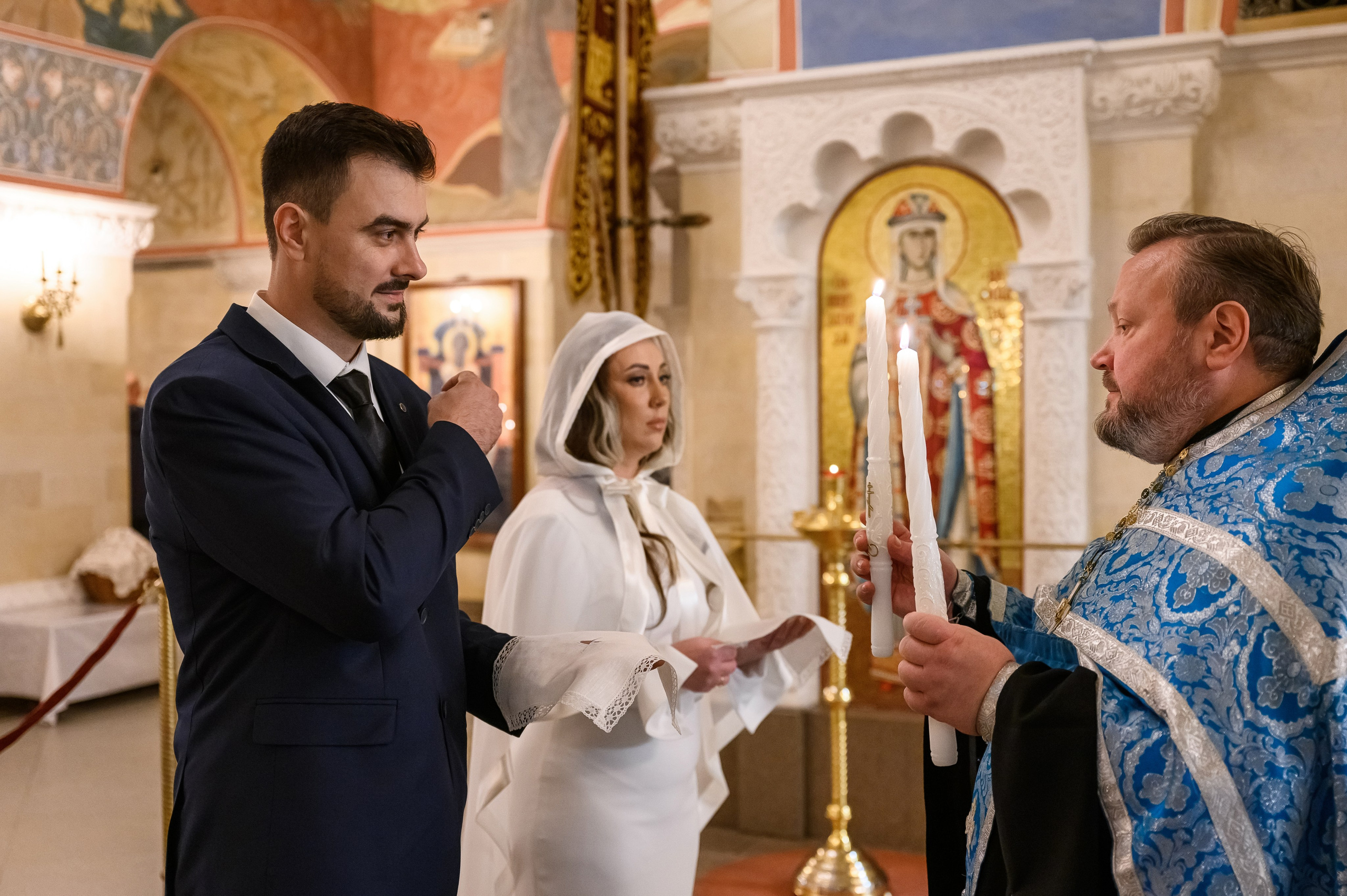 Свадьба Венчание Храм Христа Спасителя. Свадебный фотограф Москва Юрий Кульман