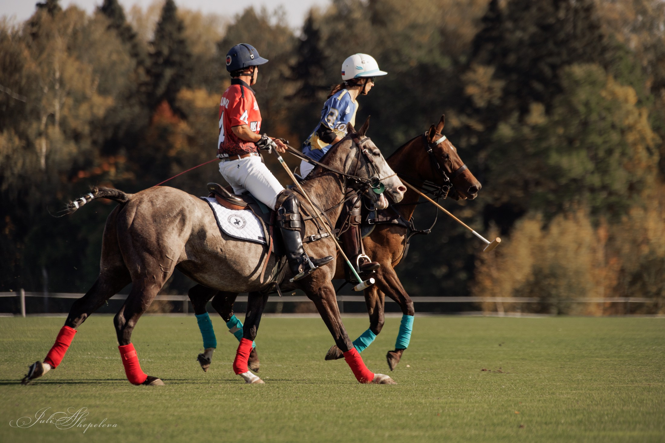 Осенний кубок по конному поло. Детская Конная фотография в Москве Юлия Шепелева