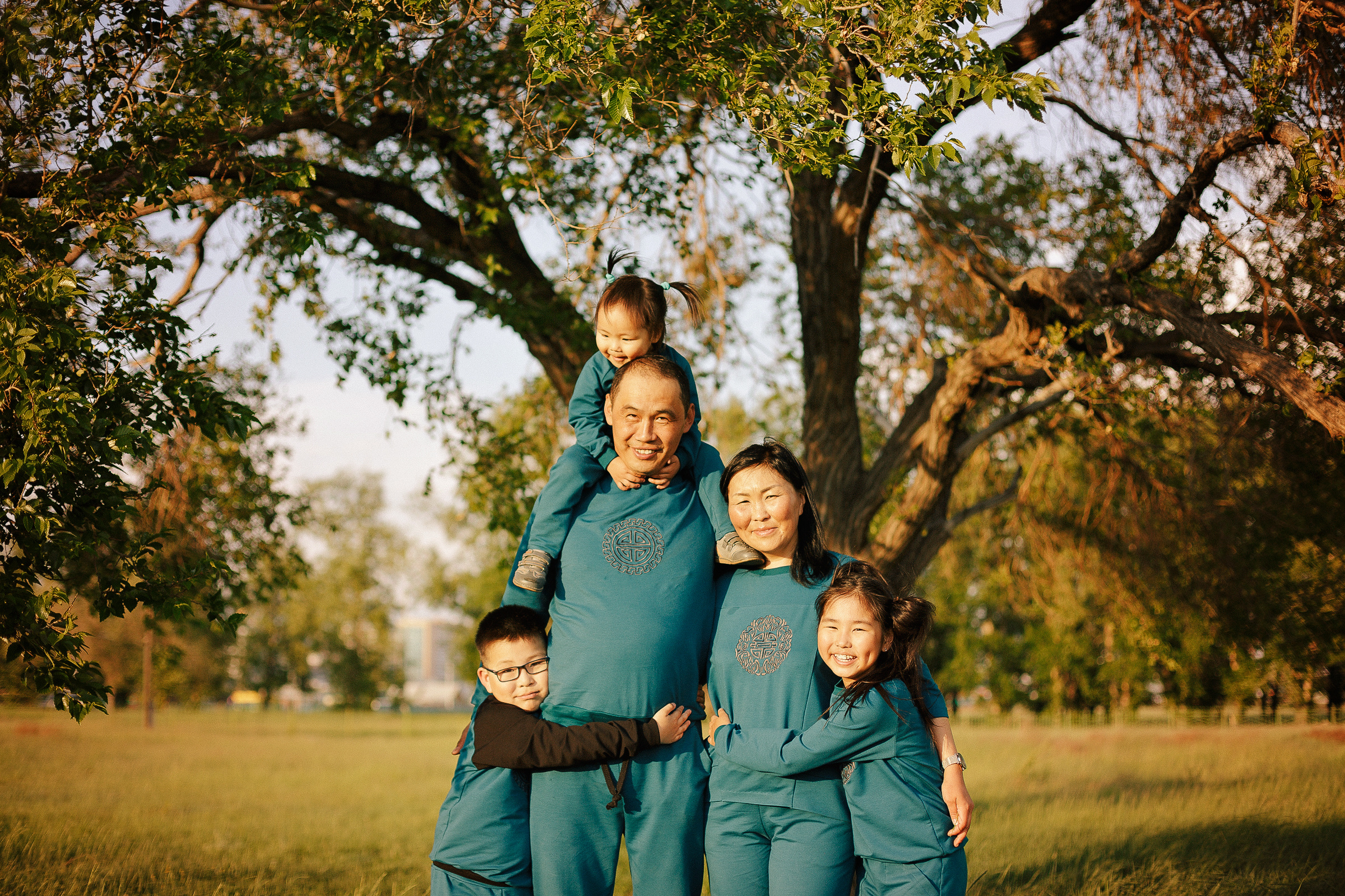 Дружная семья Сангадиевых. Семейный и детский фотограф в г. Улан-Удэ