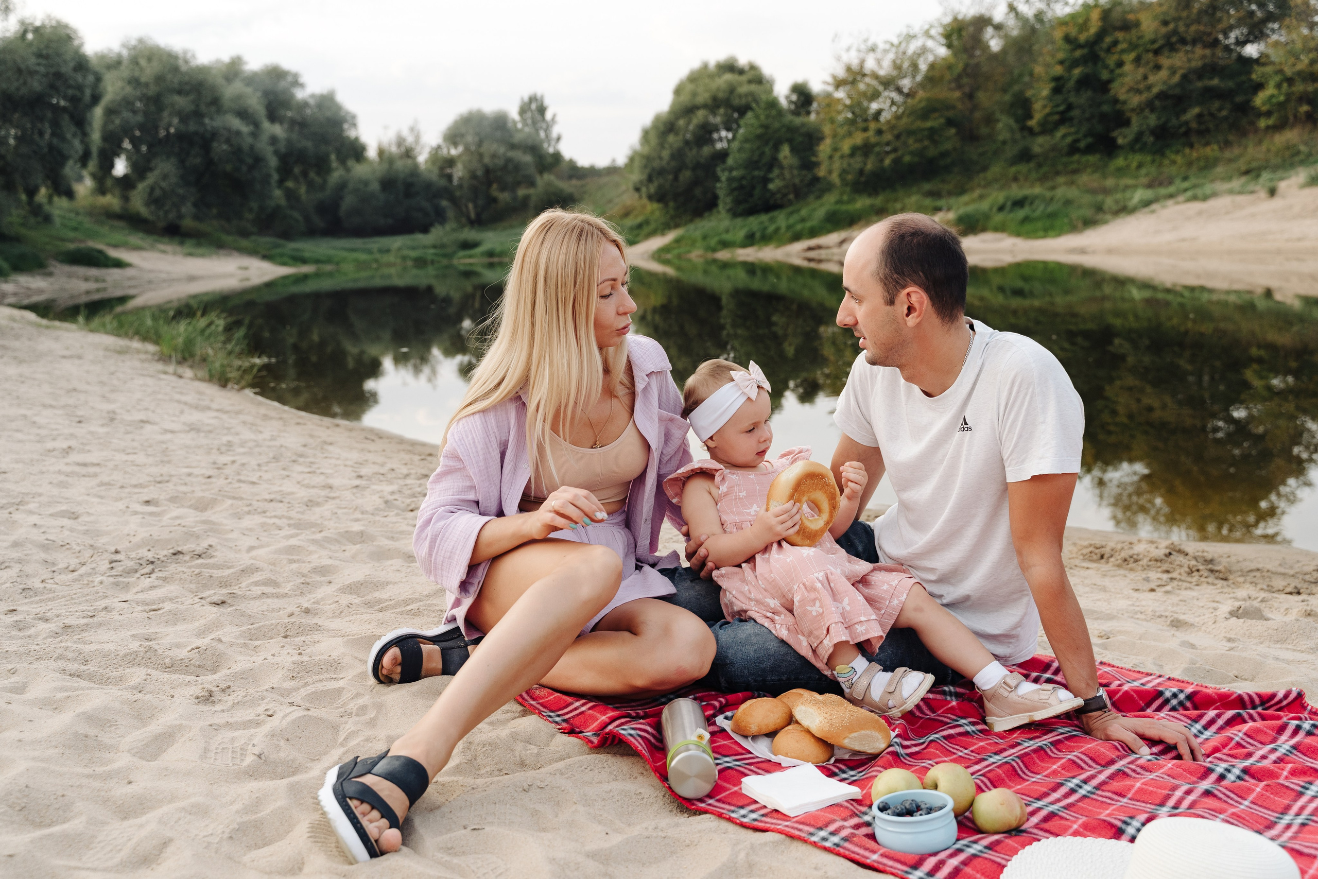 Саша + Оля + София. Свадебный и семейный фотограф в Серпухове и Москве Павел Воробьев