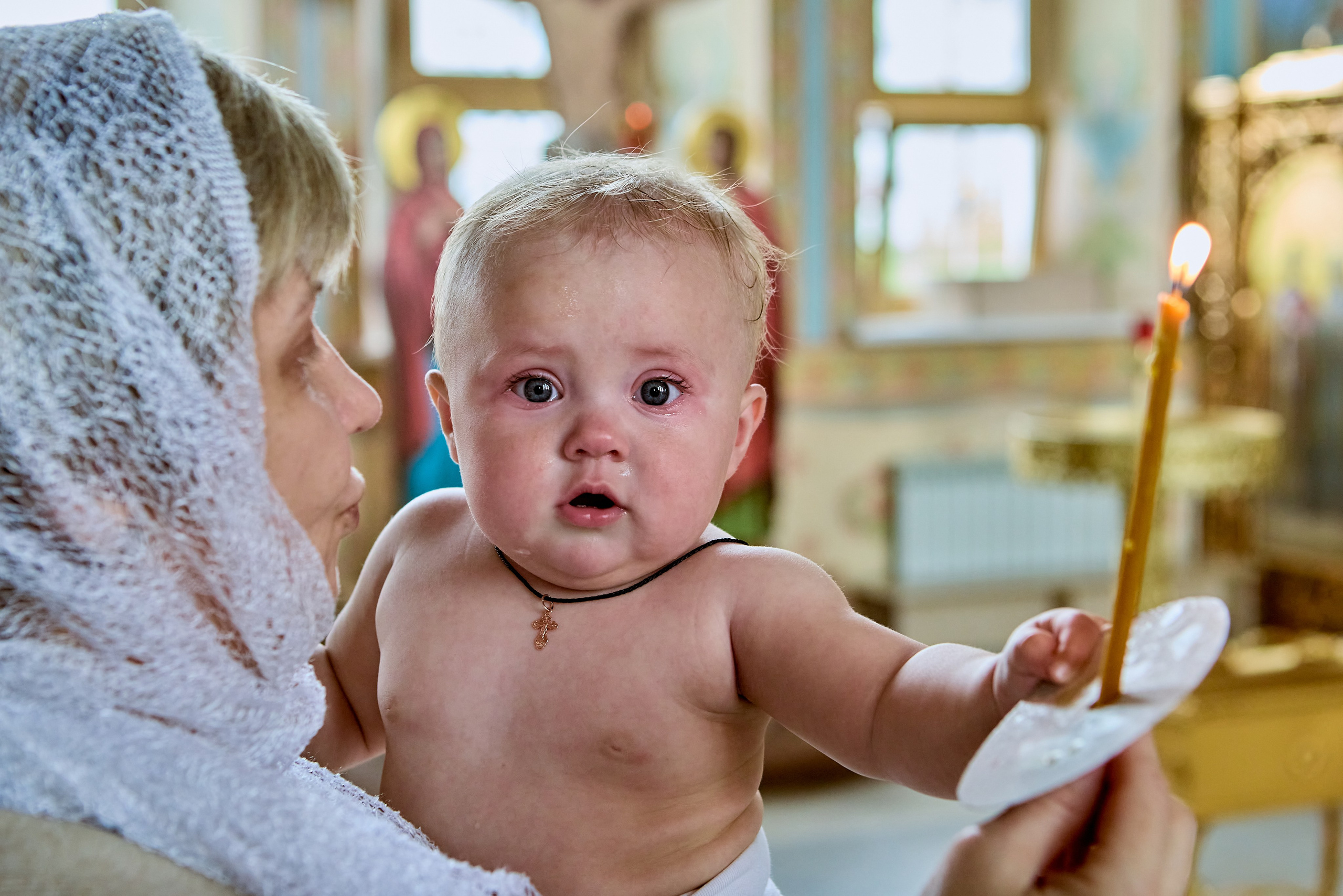 Кристины младенца в Дзержинске фото Православного фотографа Николая Голованова