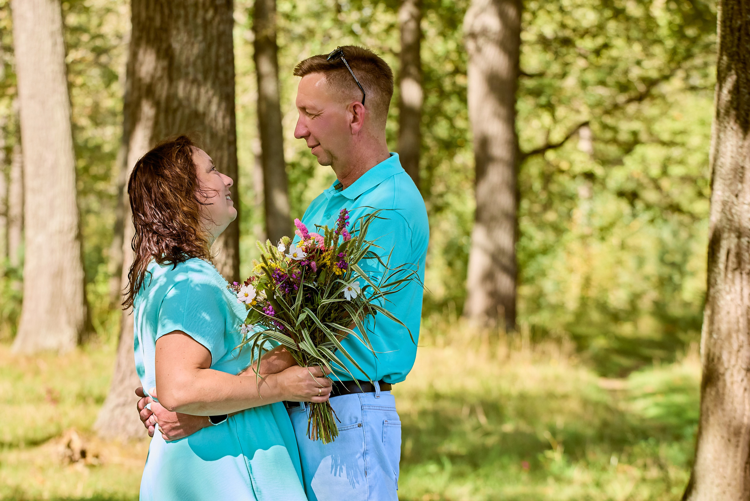 Фотопортрет супругов 25 лет спустя