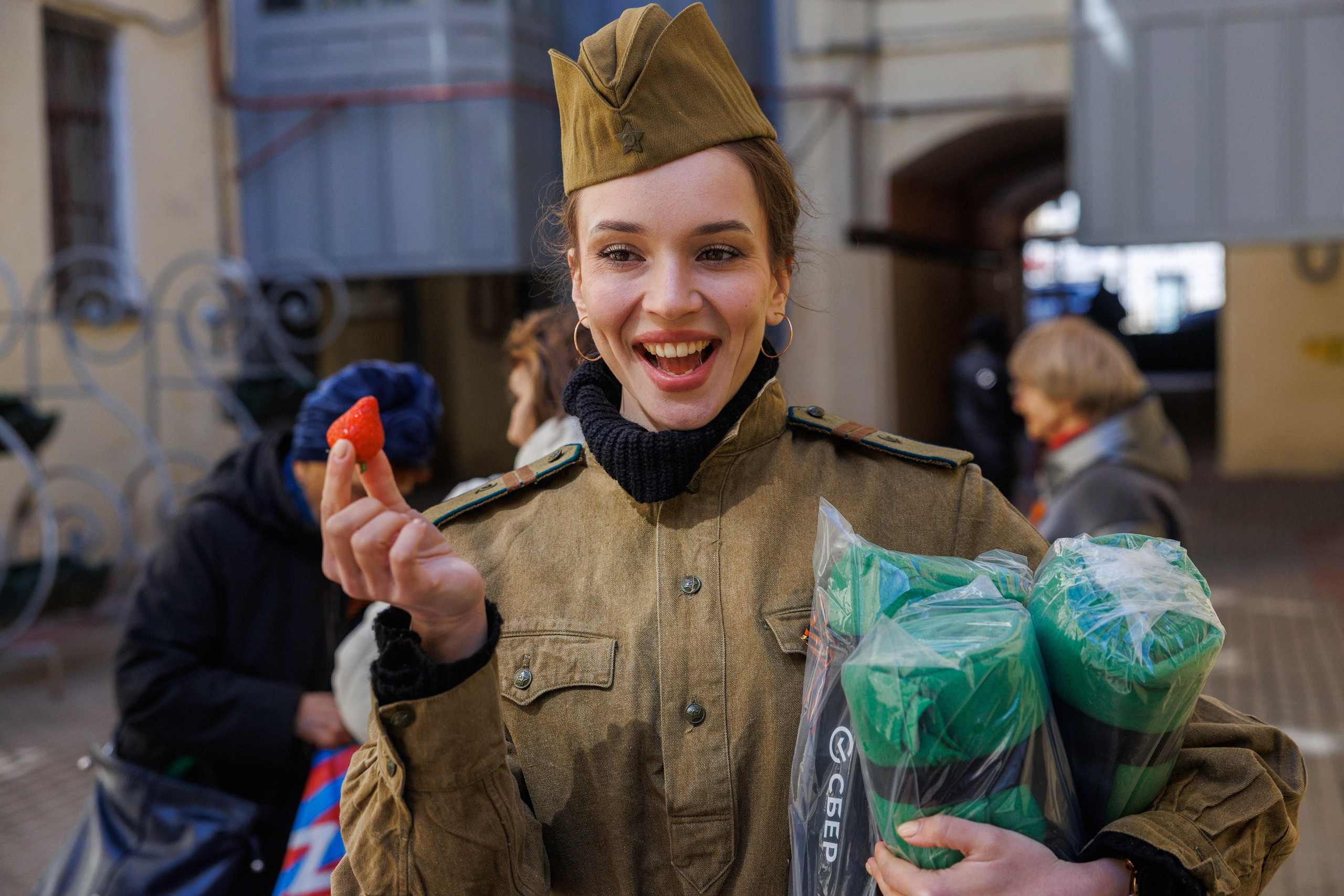 Празднование 9 МАЯ в одном Питерском дворе