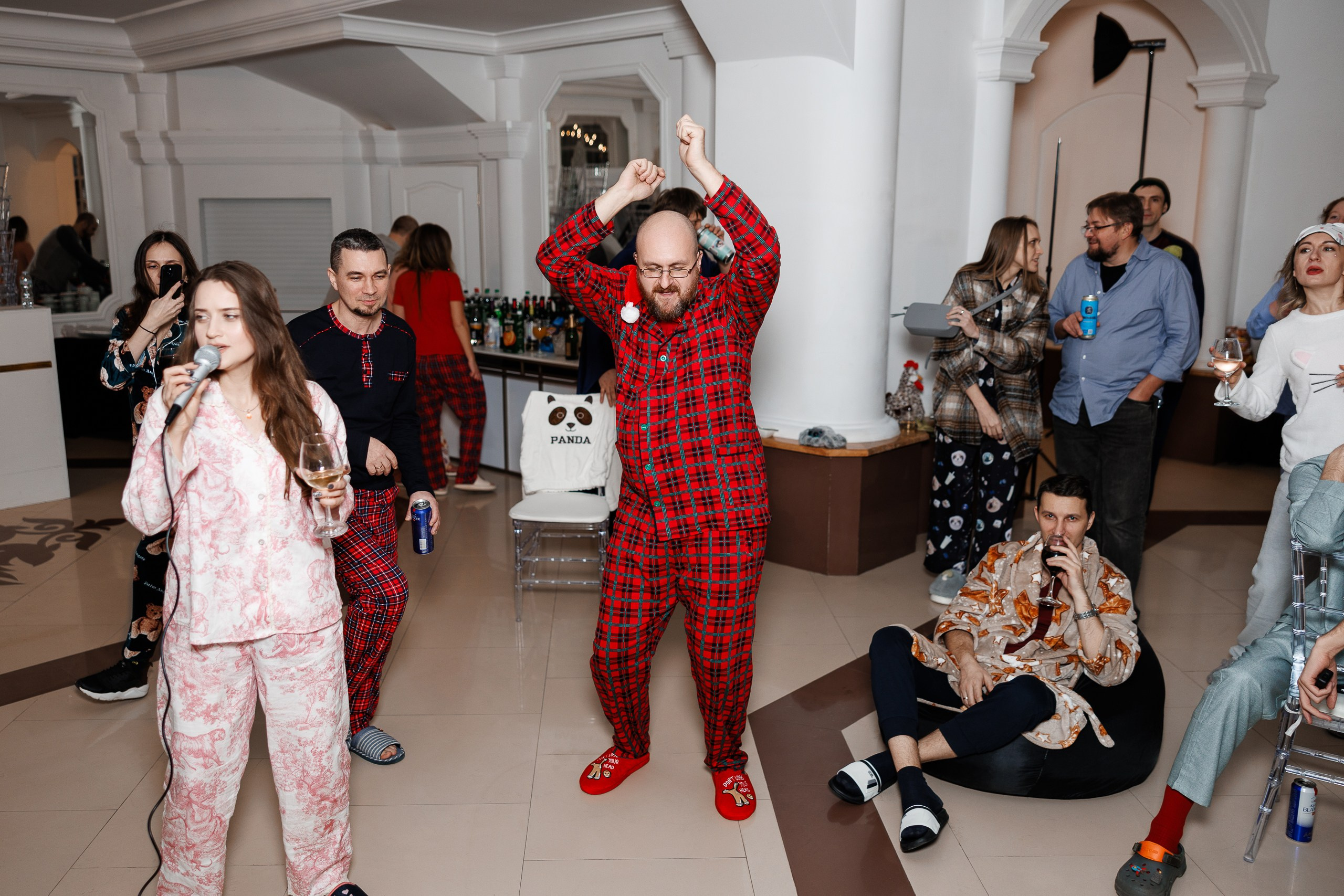 Пижамный новогодний корпоратив АРТВ. Фотограф в Санкт-Петербурге — Сергей Петров