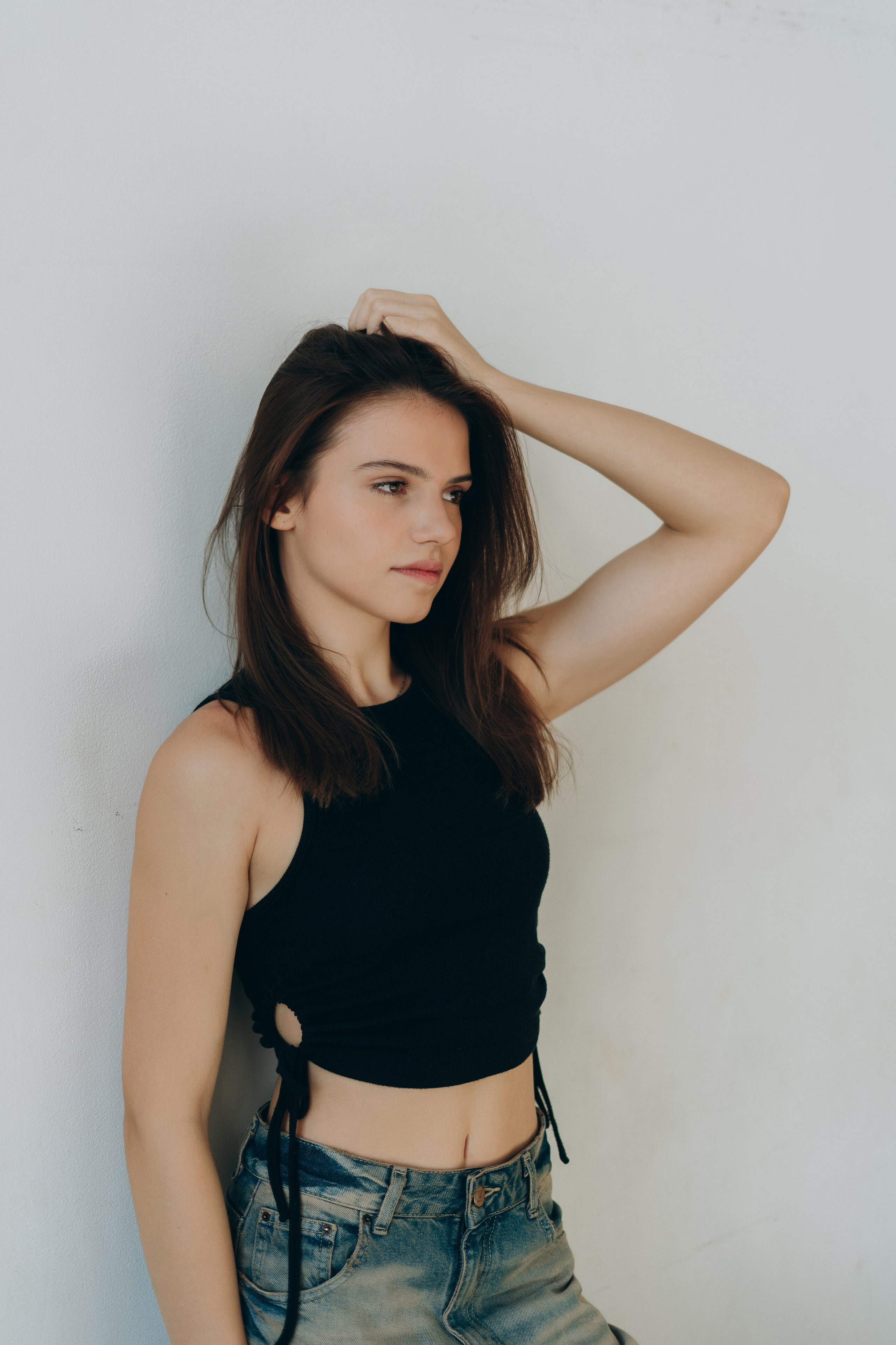 Настя. Модельные тесты. Фотограф Москва Виктория-Антуанетта