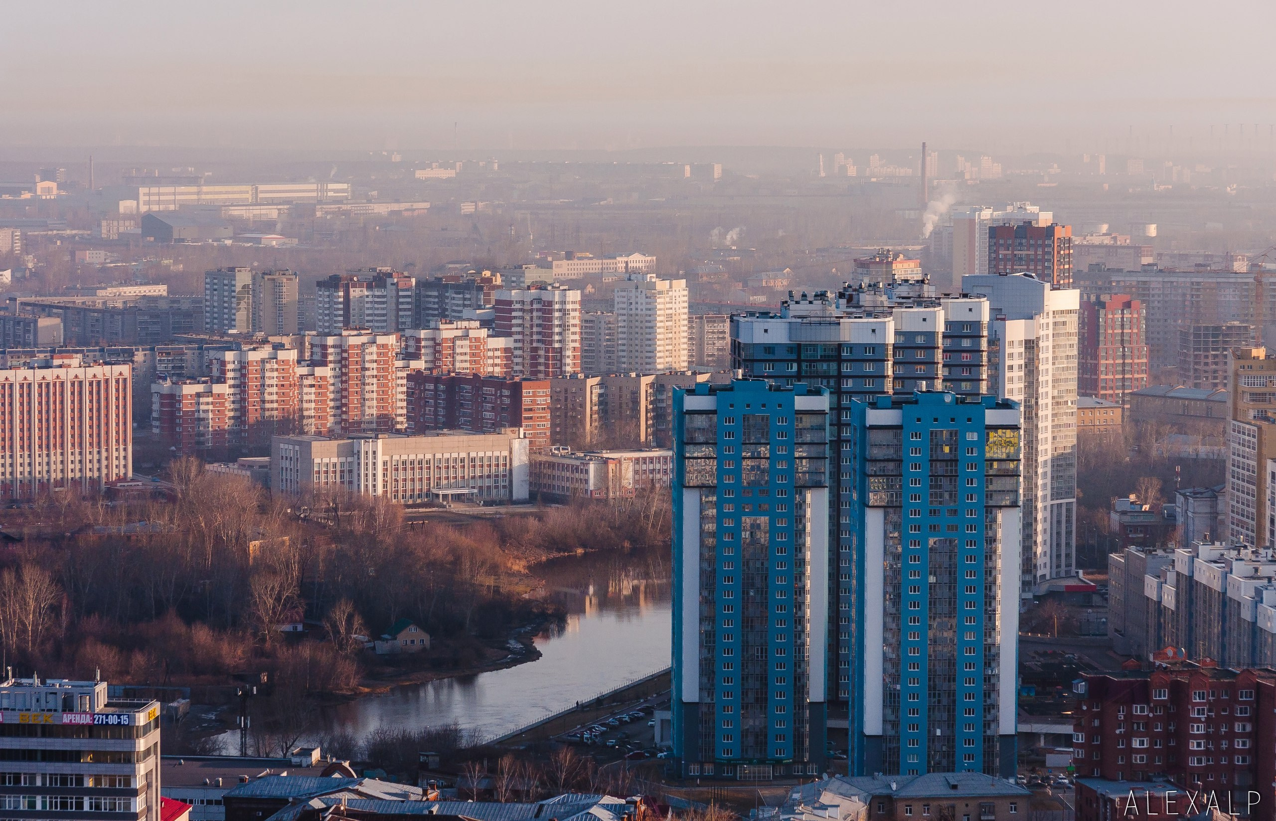 Город с высоты. Фотограф Алексей Зарецкий