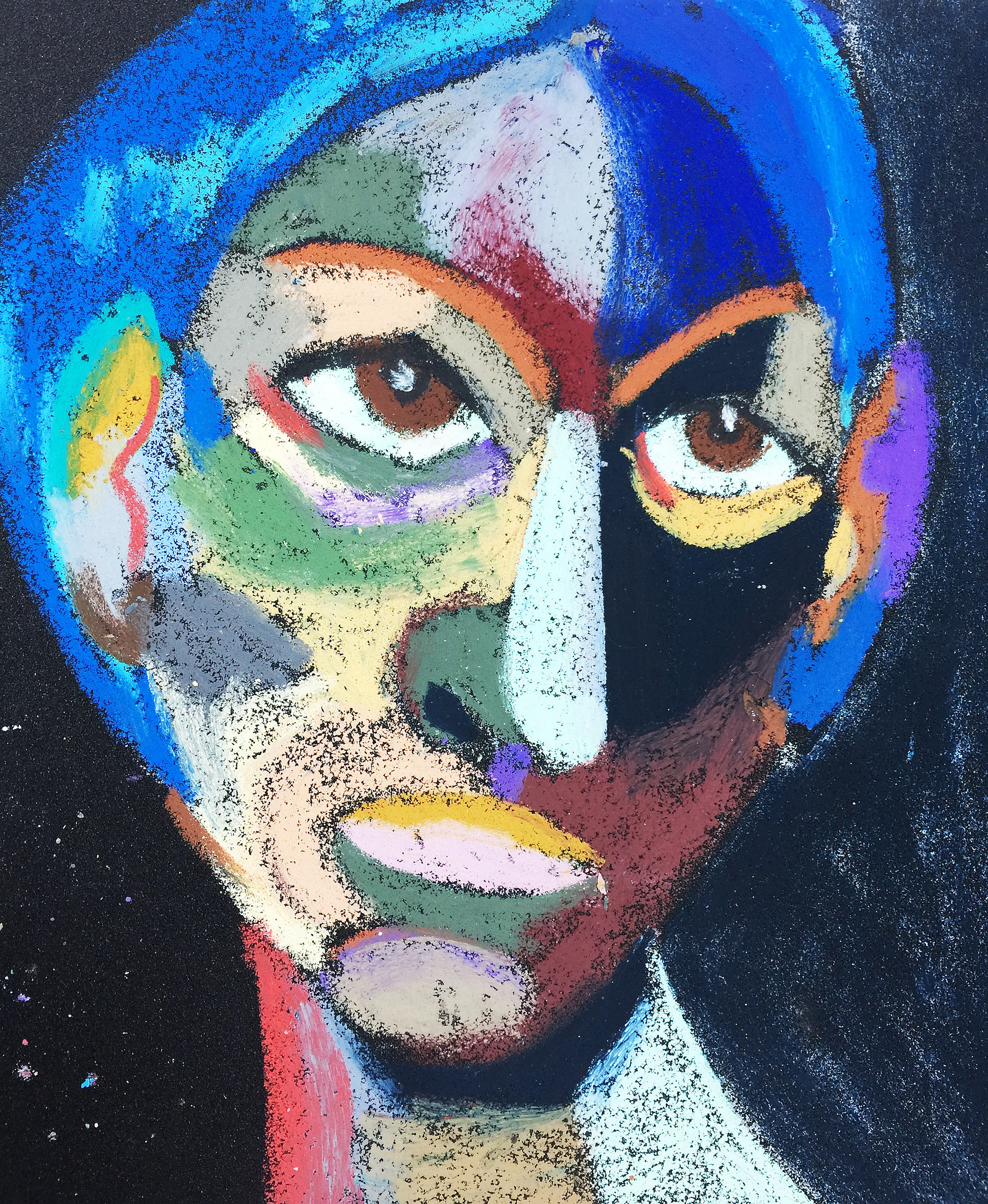 Title: Low Material: Oil pastel, sandpaper Size: 28 x 23 cm Название: Низкий   Материал: масляная пастель, наждачная бумага  Размер: 28 х 23 см