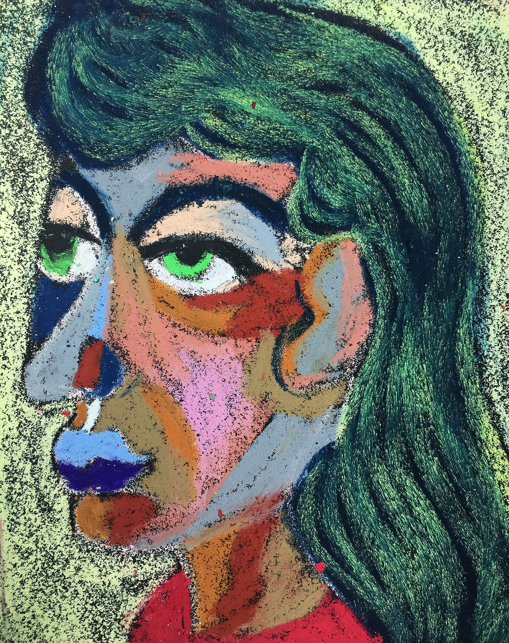 Material: Oil Pastel, SandpaperSize: 28 x 23 cm