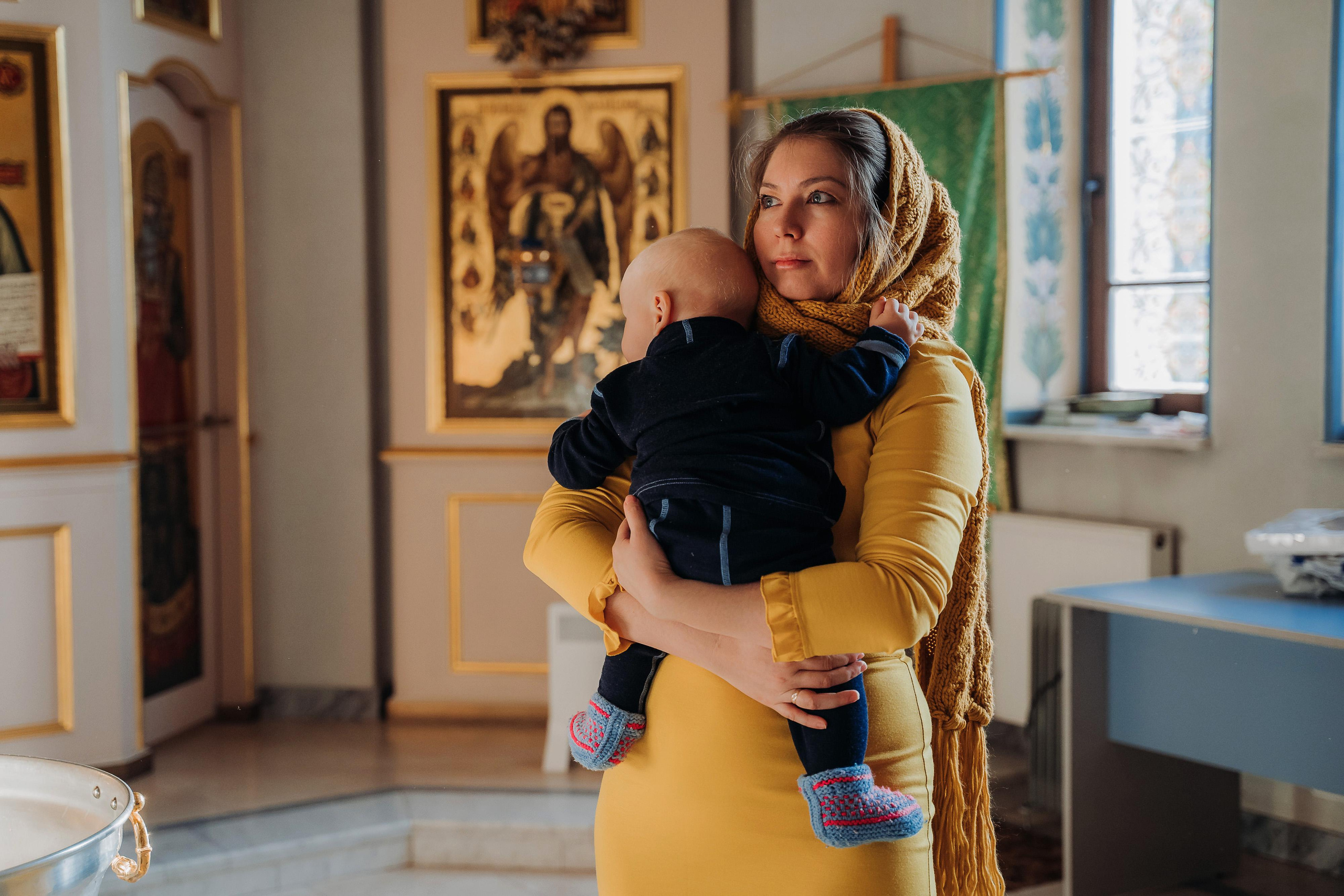 Крещение в&nbsp;церкви Рождества Пресвятой Богородицы в&nbsp;Крылатском