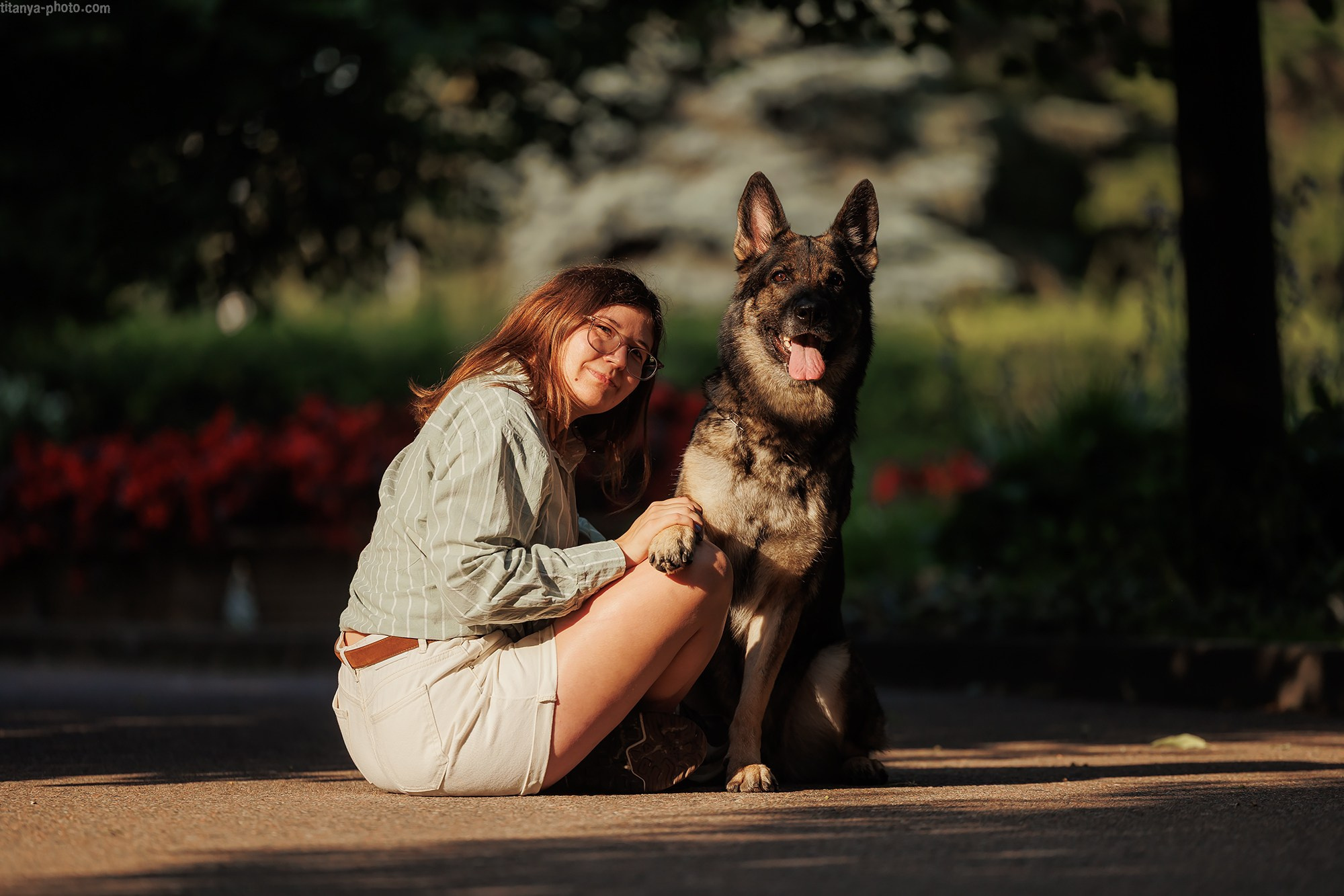 Маша и Харпи. Фотограф собак, фотограф-анималист Аня Титова (Titanya). Москва