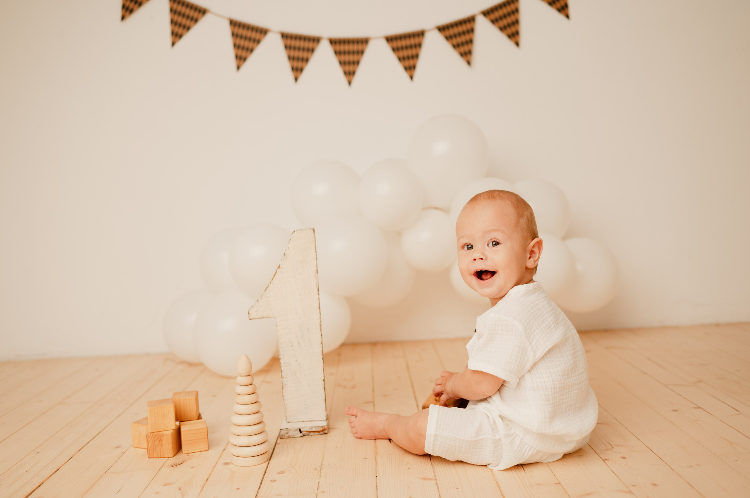 Годик. Фотограф новорожденных и семей Юлия Коноплева в Москве