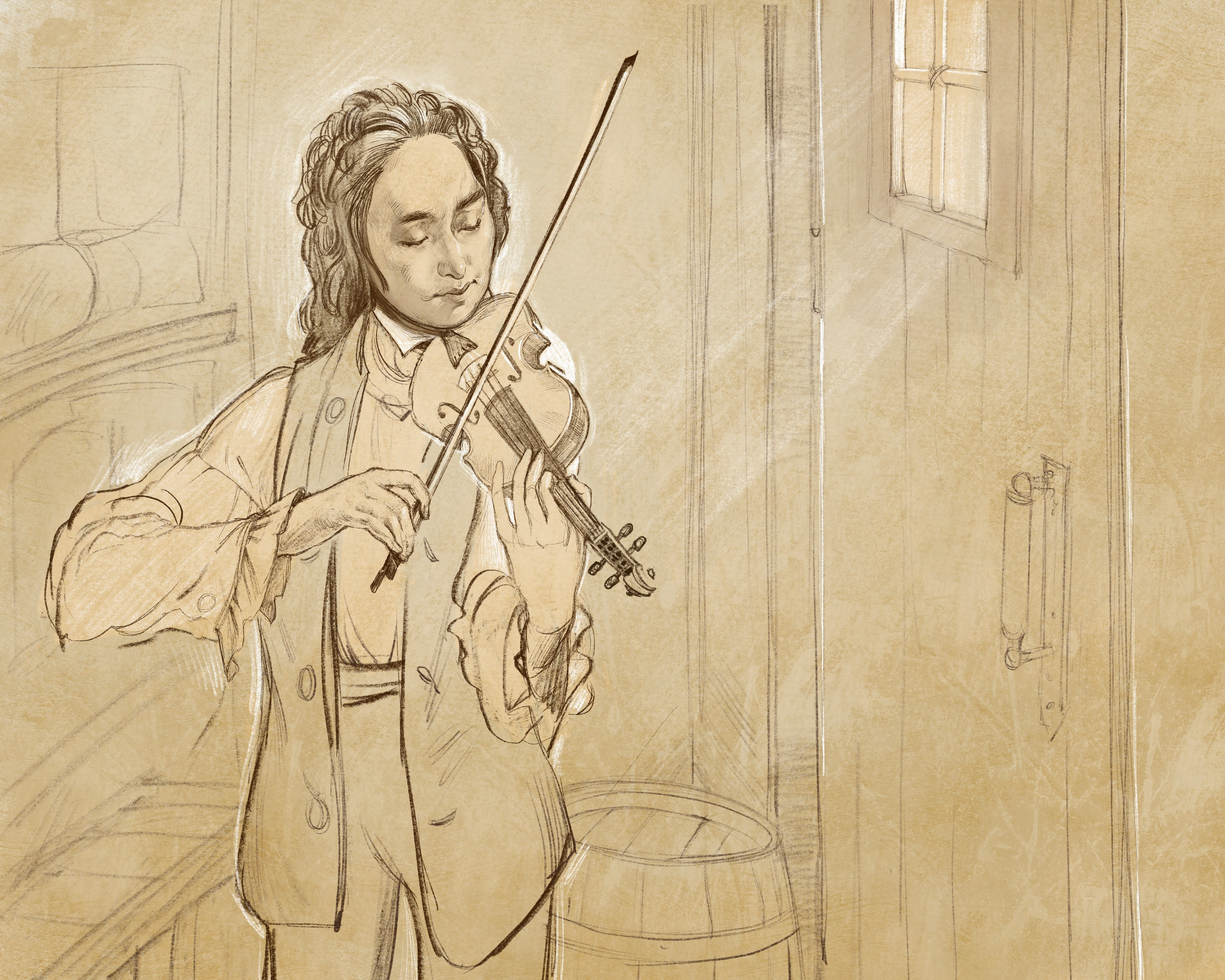 Паганини. Художник Анна Хопта