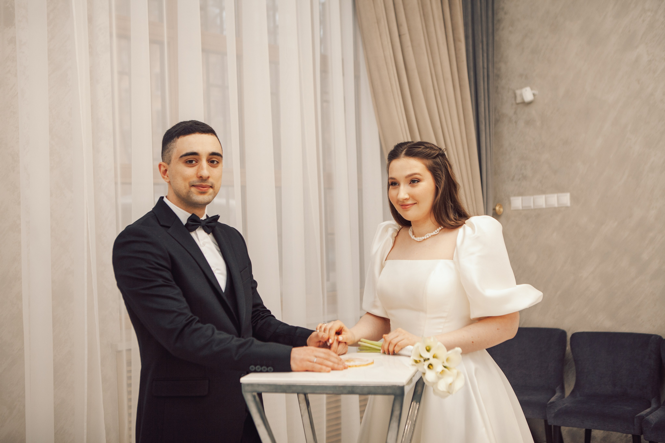 Роспись в Кутузовском ЗАГСе. Фотограф Ольга Ефремова