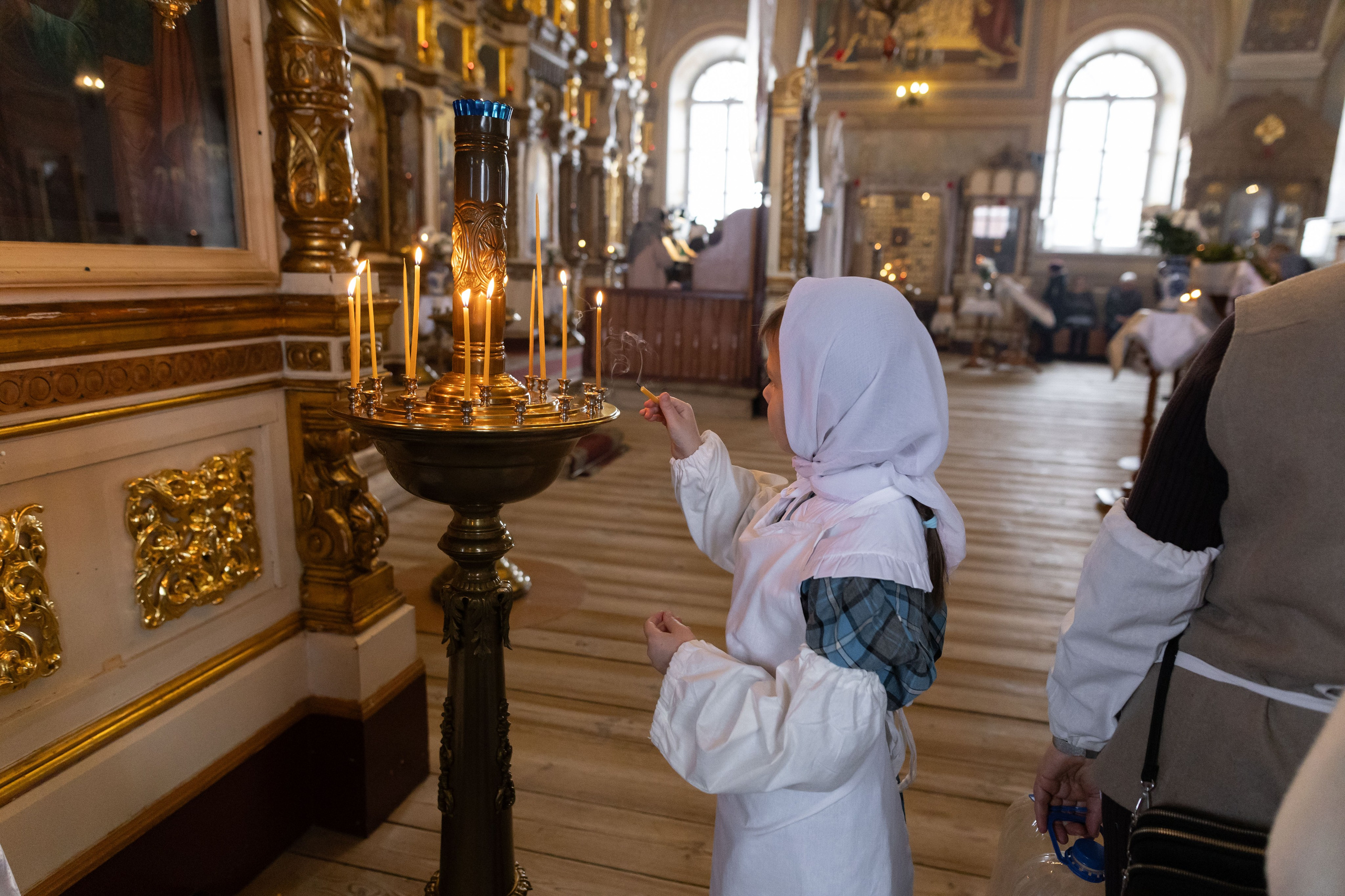 Крещение. Утренняя. Семейный и детский фотограф Анна Петракова