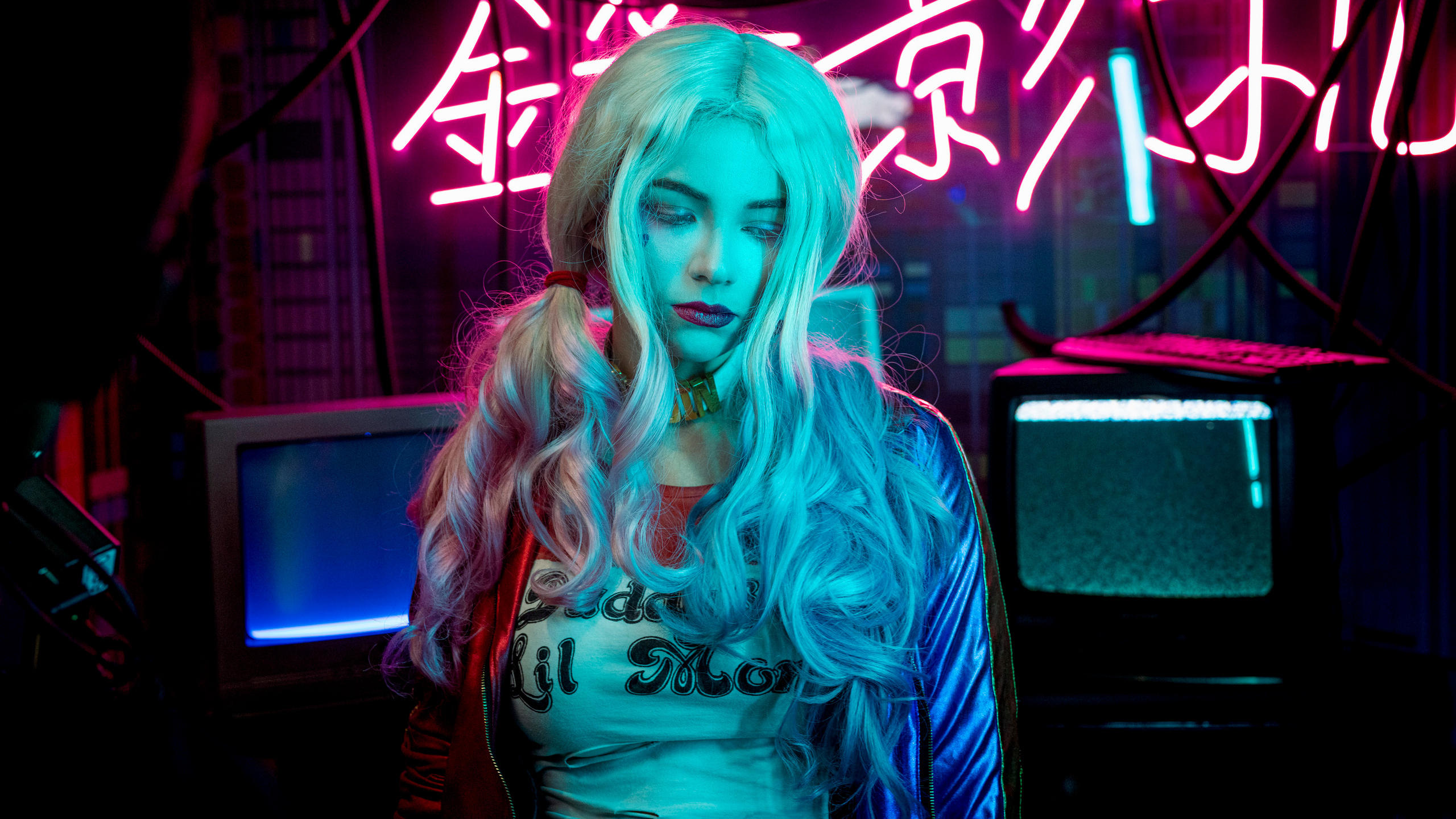 Neon Harley. Фотограф Сергей Танков