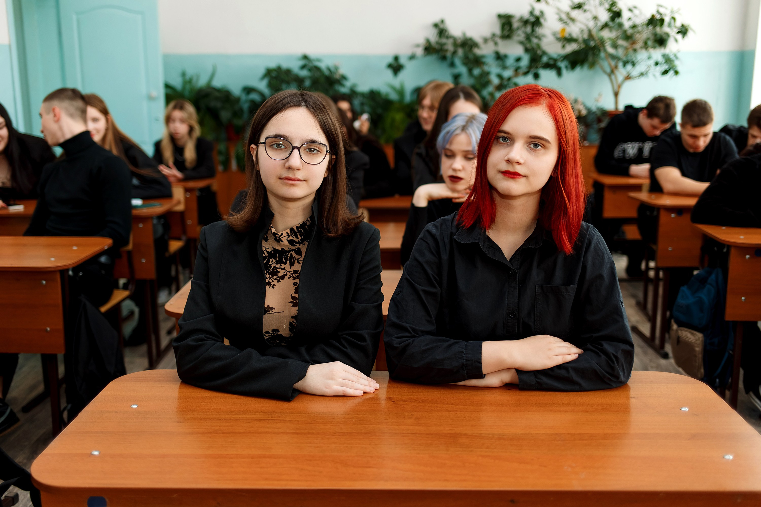 11 класс съемка в школе. Фотограф Любовь Корниенко, Примоский край