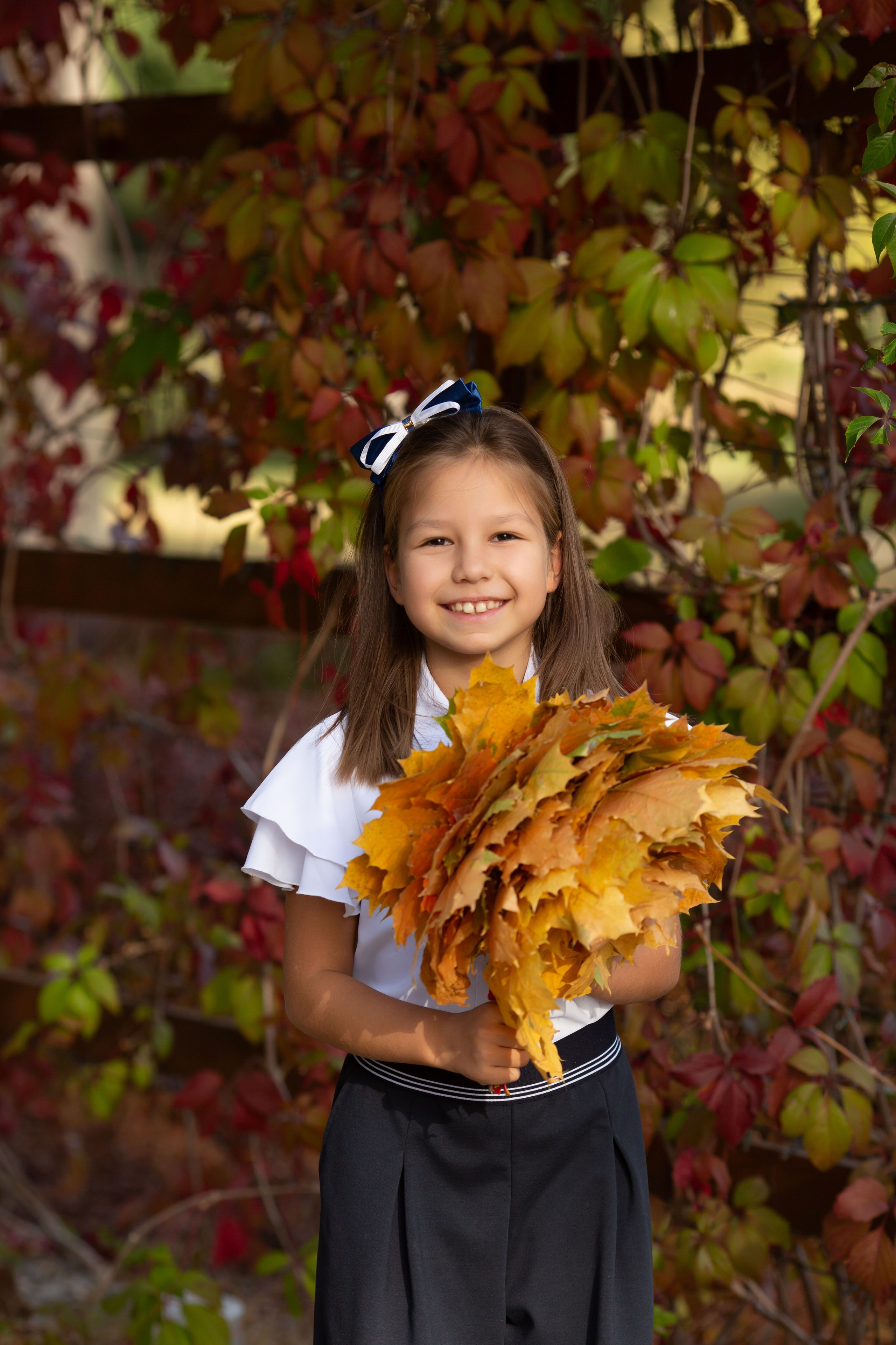 Осенняя младшие классы. Семейный и детский фотограф Анна Петракова