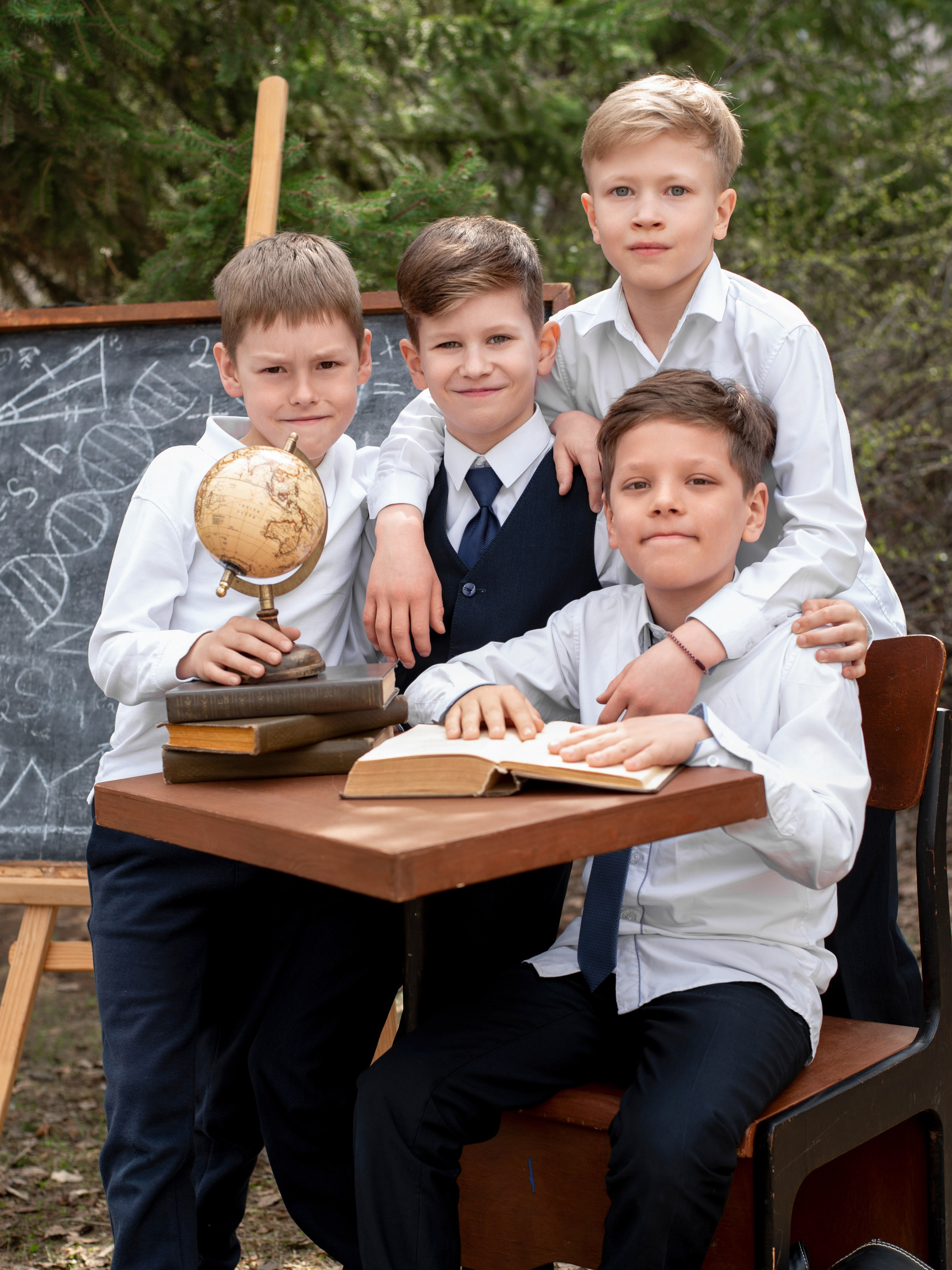 Общие фотографии 1-11 класс. Выпускные альбомы в Тюмени для школ, садов, вузов спортивных секций