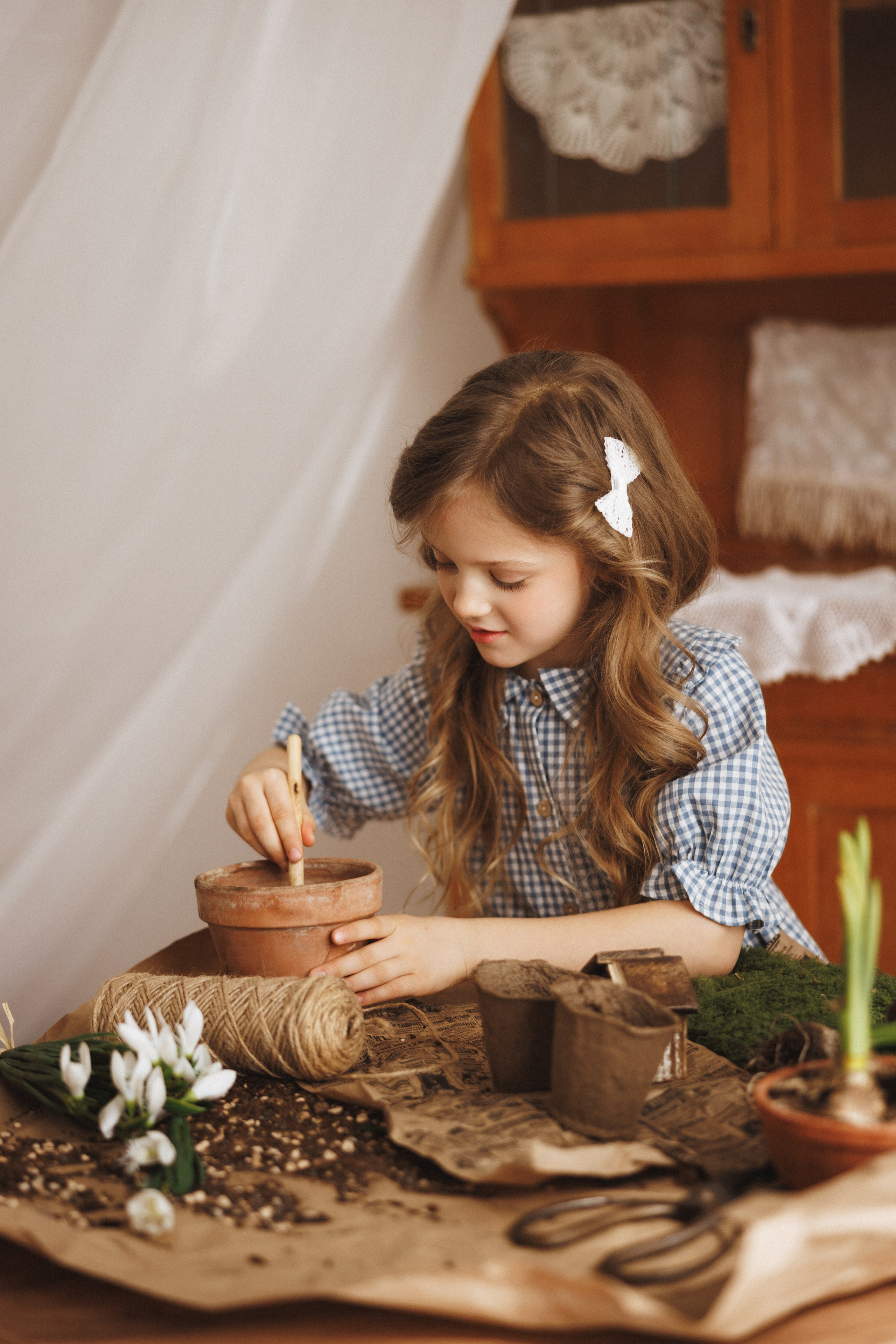 Фотосессия в стиле «Садовник», фотостудия «Mestone», город Краснодар. Семейный и детский фотограф в Краснодаре Анна Трашкова