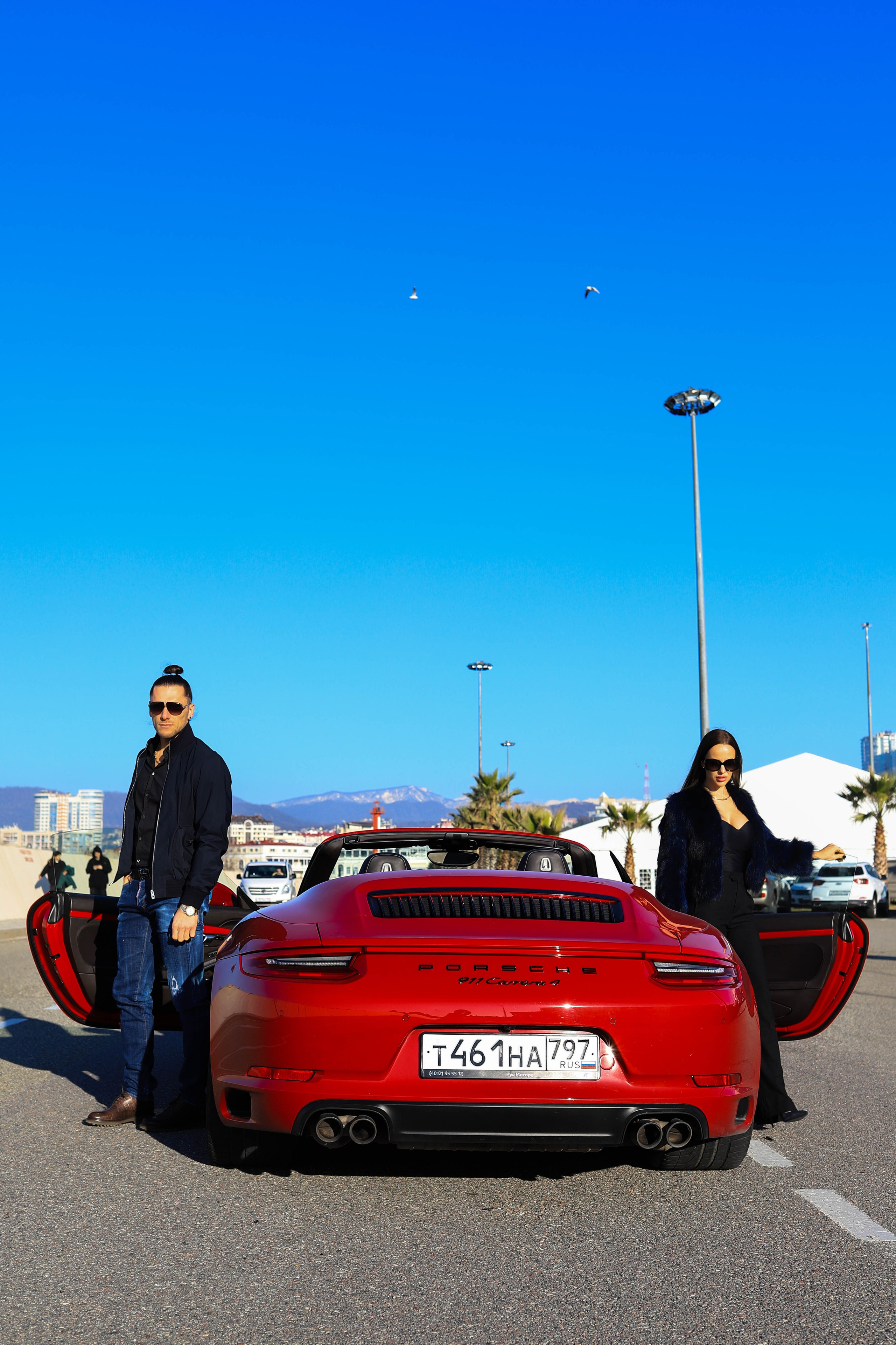 Съёмка с кабриолетом. Фотограф Сочи. Фотосессии. Свадебный фотограф