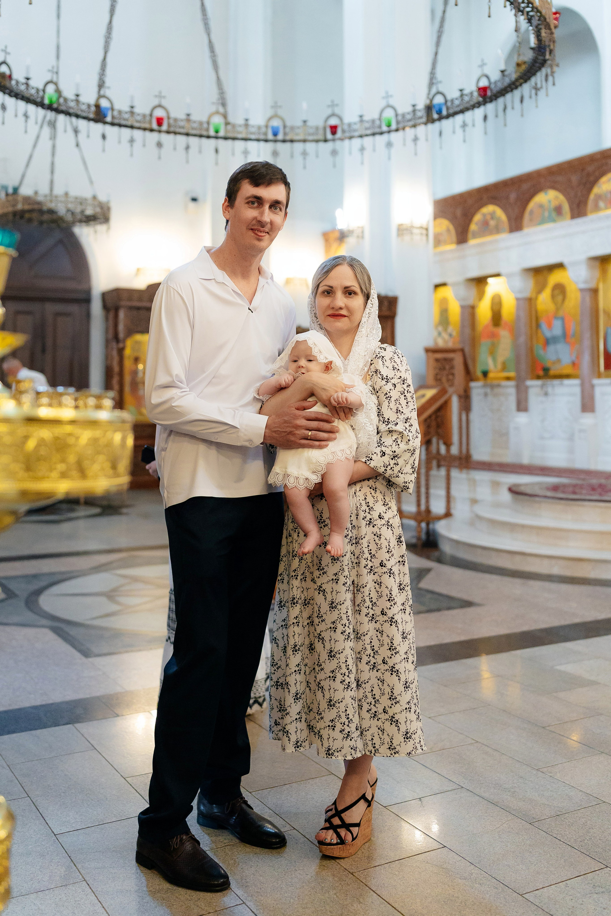 Крещение Анастасии. Семейный и детский фотограф в Москве Александра Мак