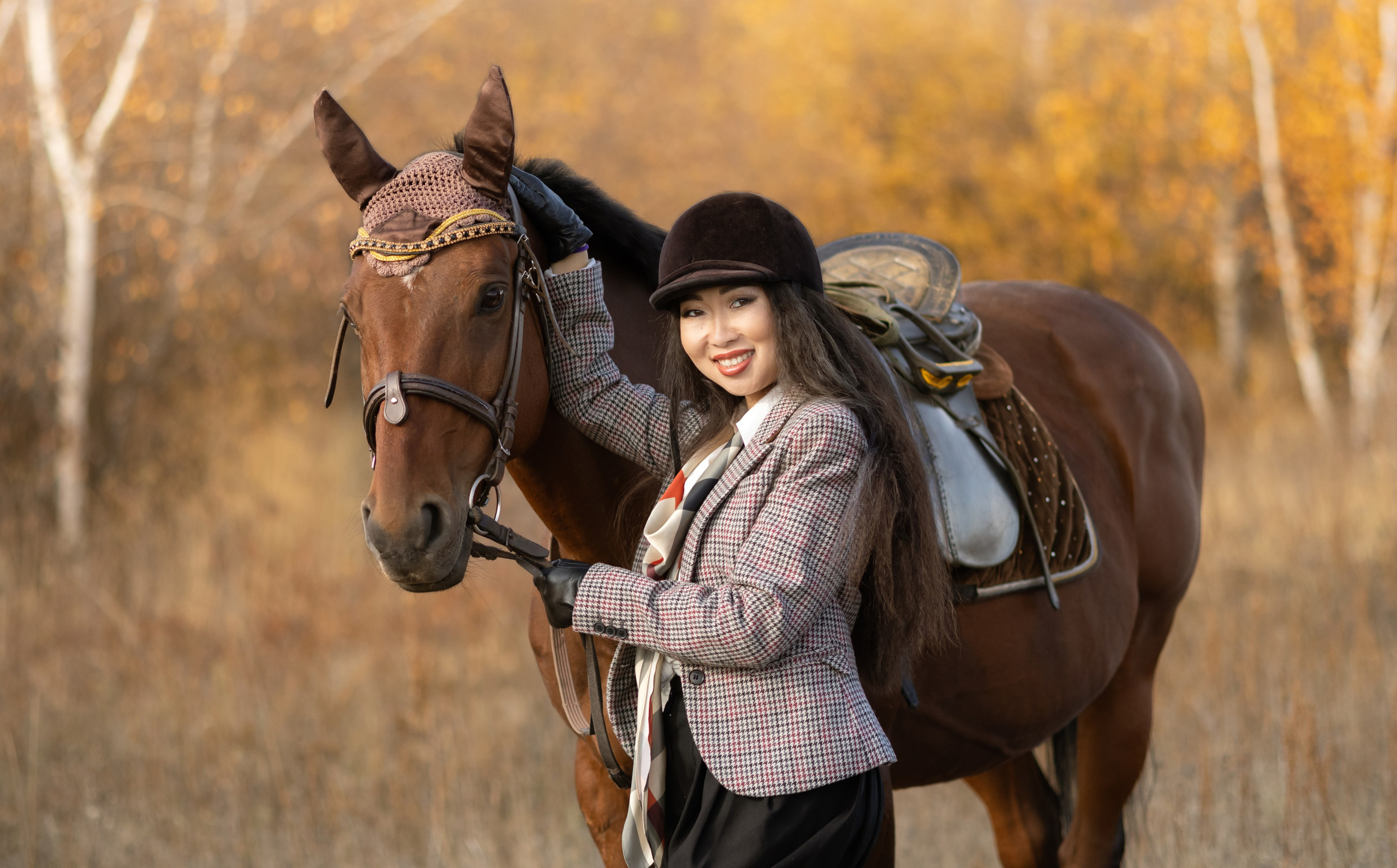 Съемка с лошадью. Фотограф Якутск Зоя Николаева