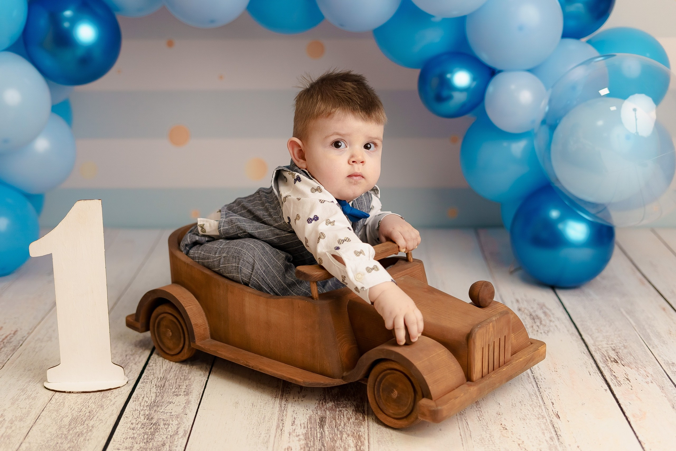 Шары к тарифу «годик эксклюзив». Фотограф новорожденных в г. Павлово Беспалова Екатерина