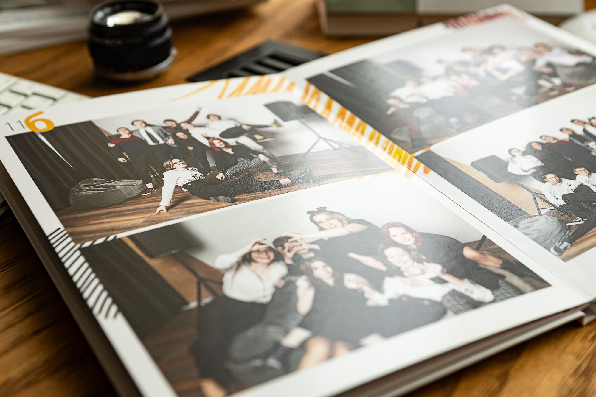 Выпускной альбом для 11-го класса крупным планом