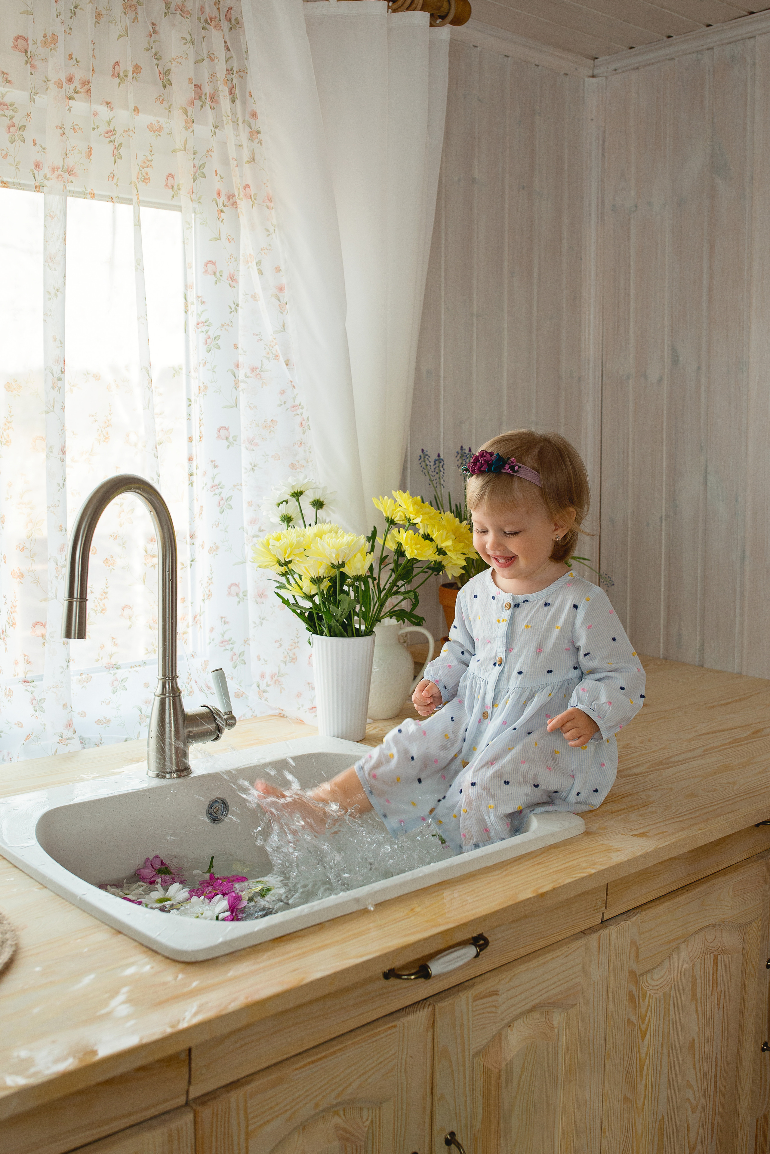 Съёмка в дачном стиле