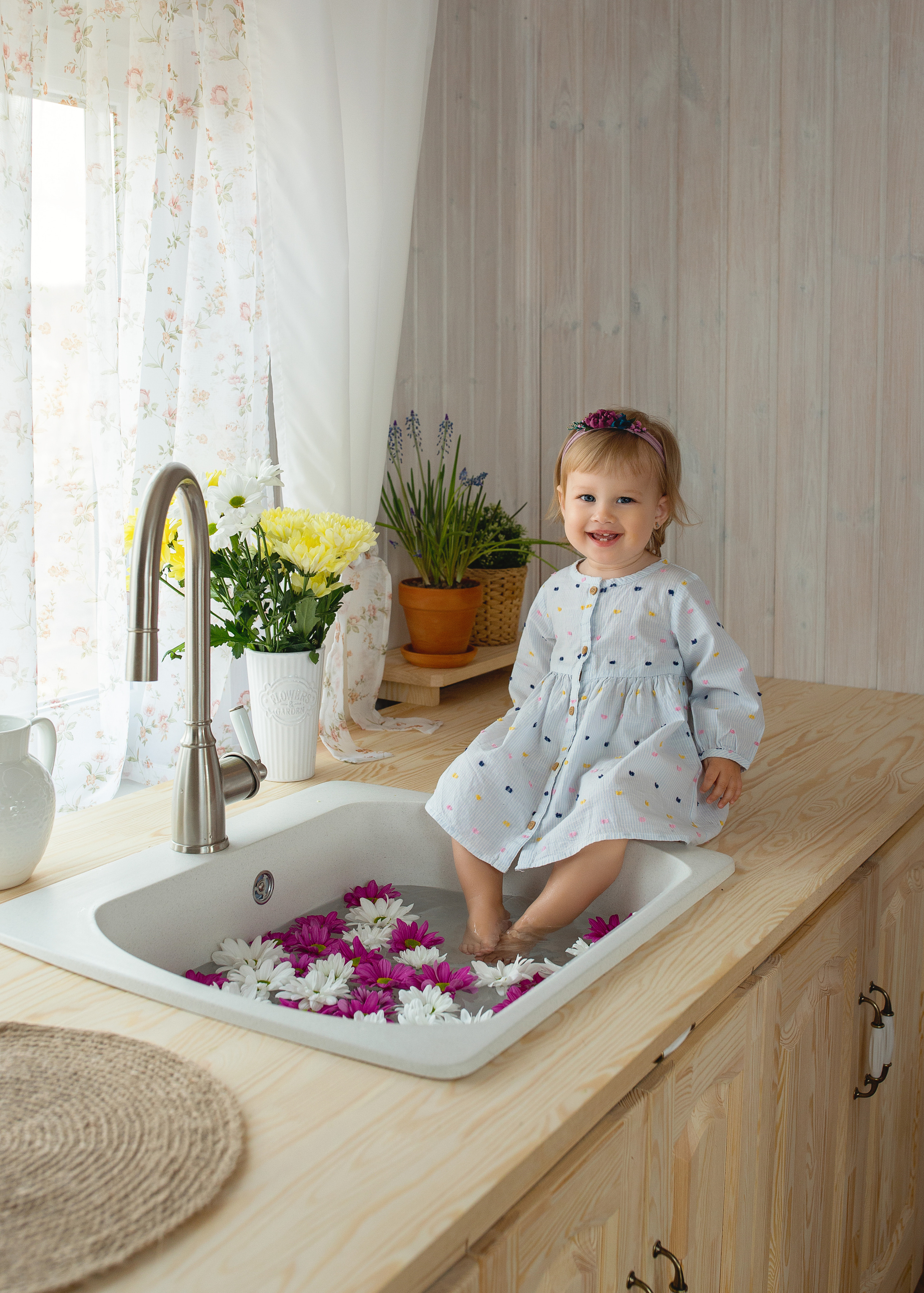 Съёмка в дачном стиле