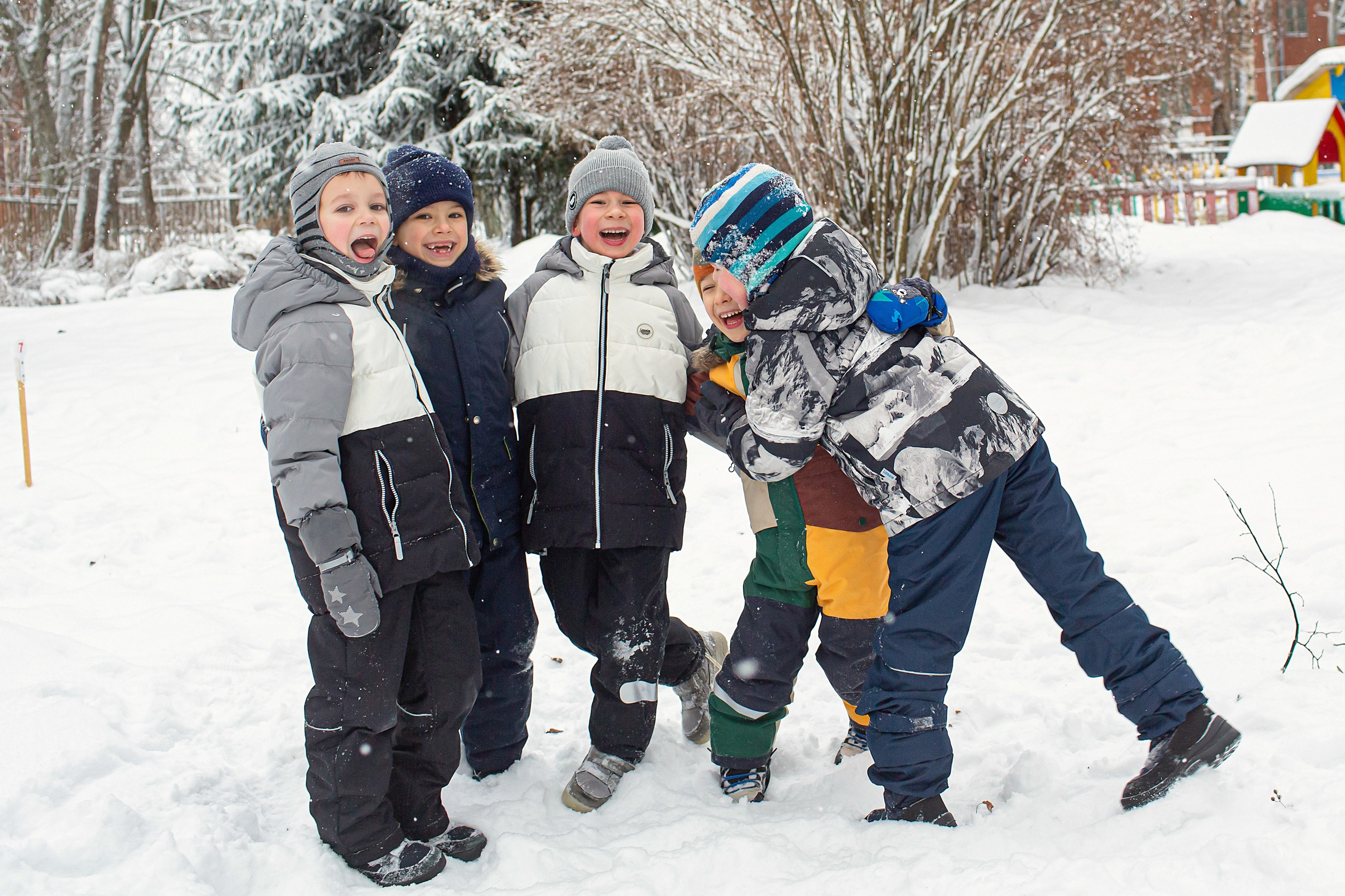 Зима в детском саду. Свадебный, семейный, детский фотограф в Санкт-Петербурге