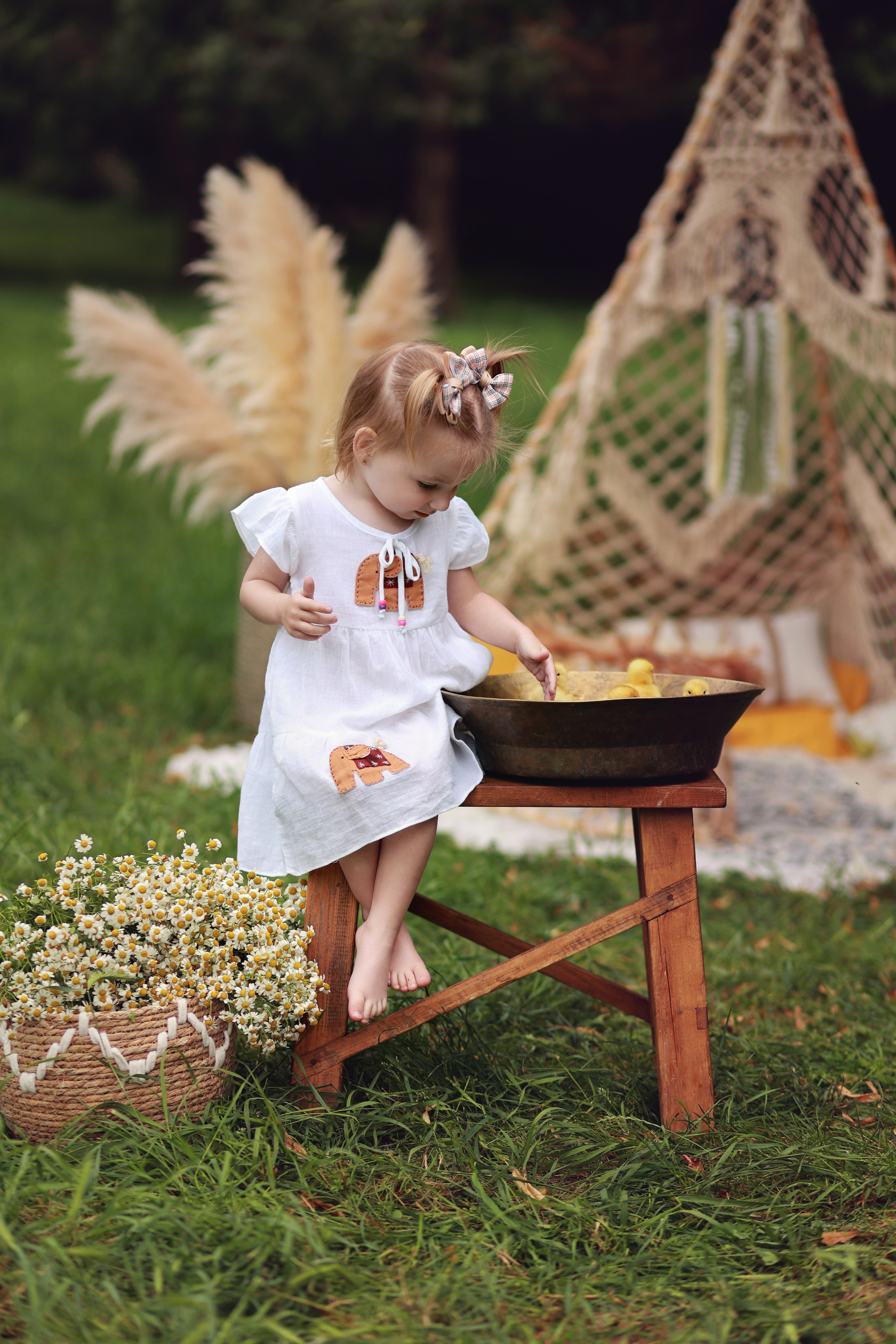 Бохо в Чистяковской Роще. Детский семейный фотограф Краснодар