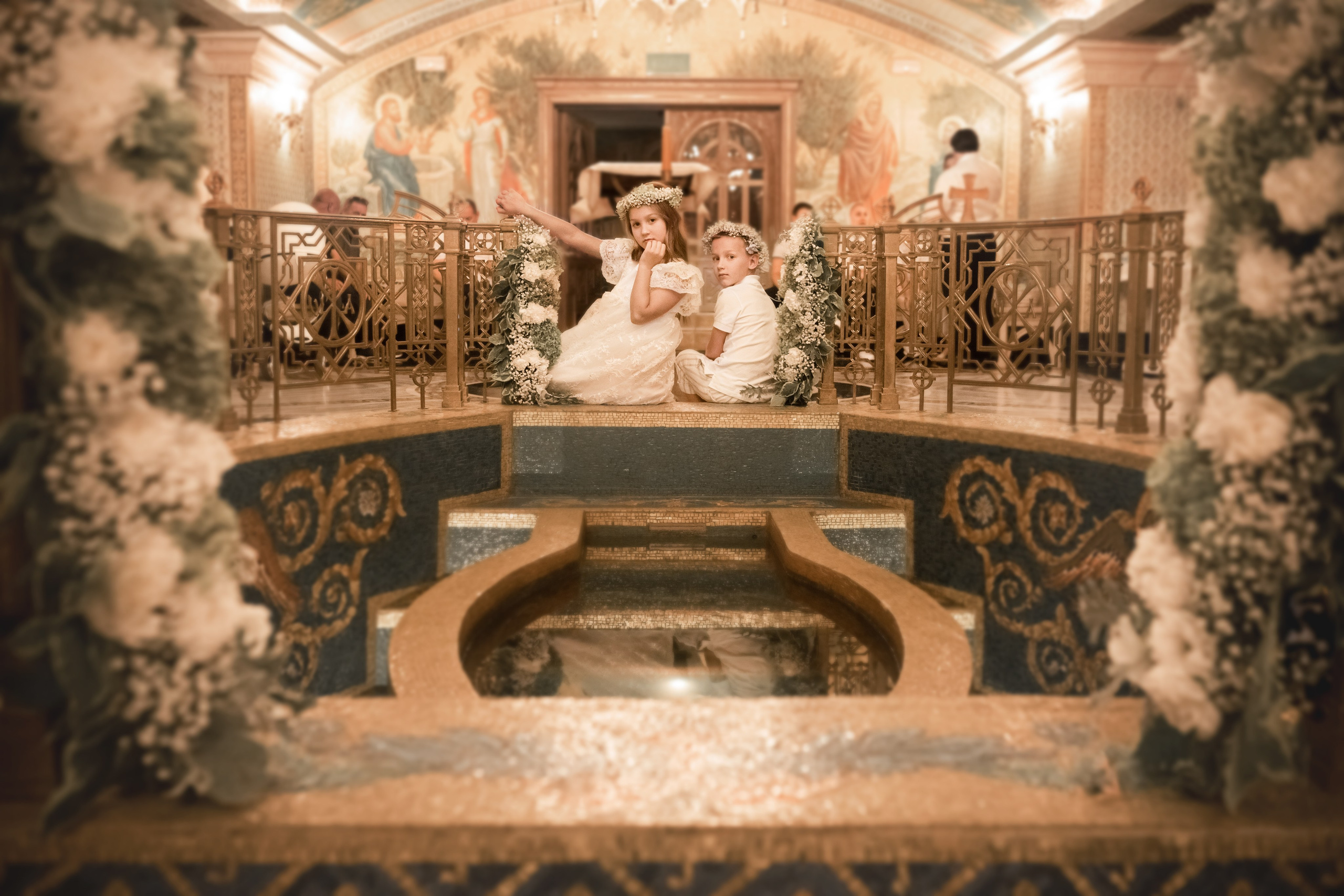 ТАИНСТВО КРЕЩЕНИЯ ДЖЕСИКИ, ЛЕОНАРДА, РОНАЛЬДА. Фотограф на крестины