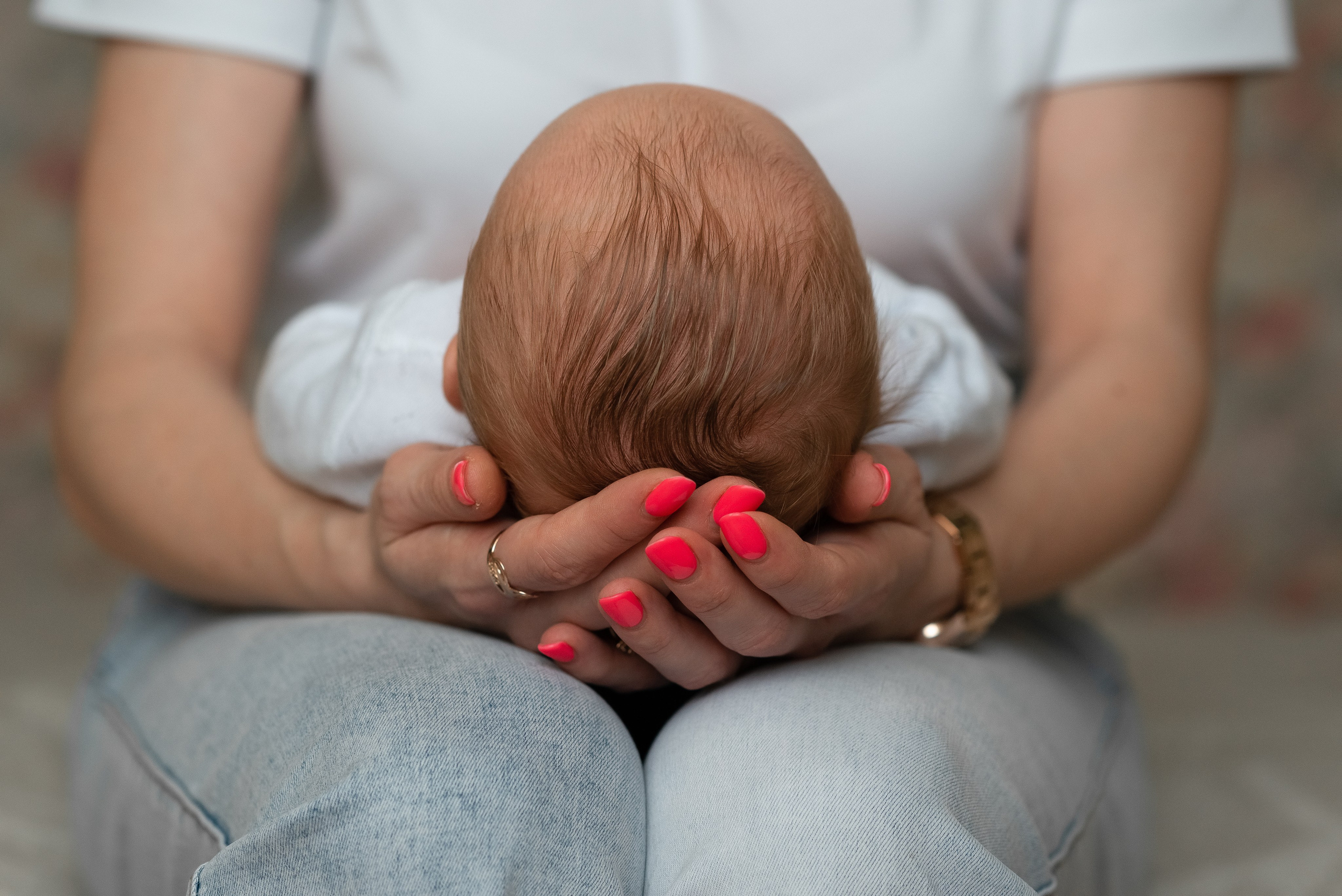 Маленькая Машенька. Семейный фотограф на выписку из роддома и крещение Минск Настя Гришук