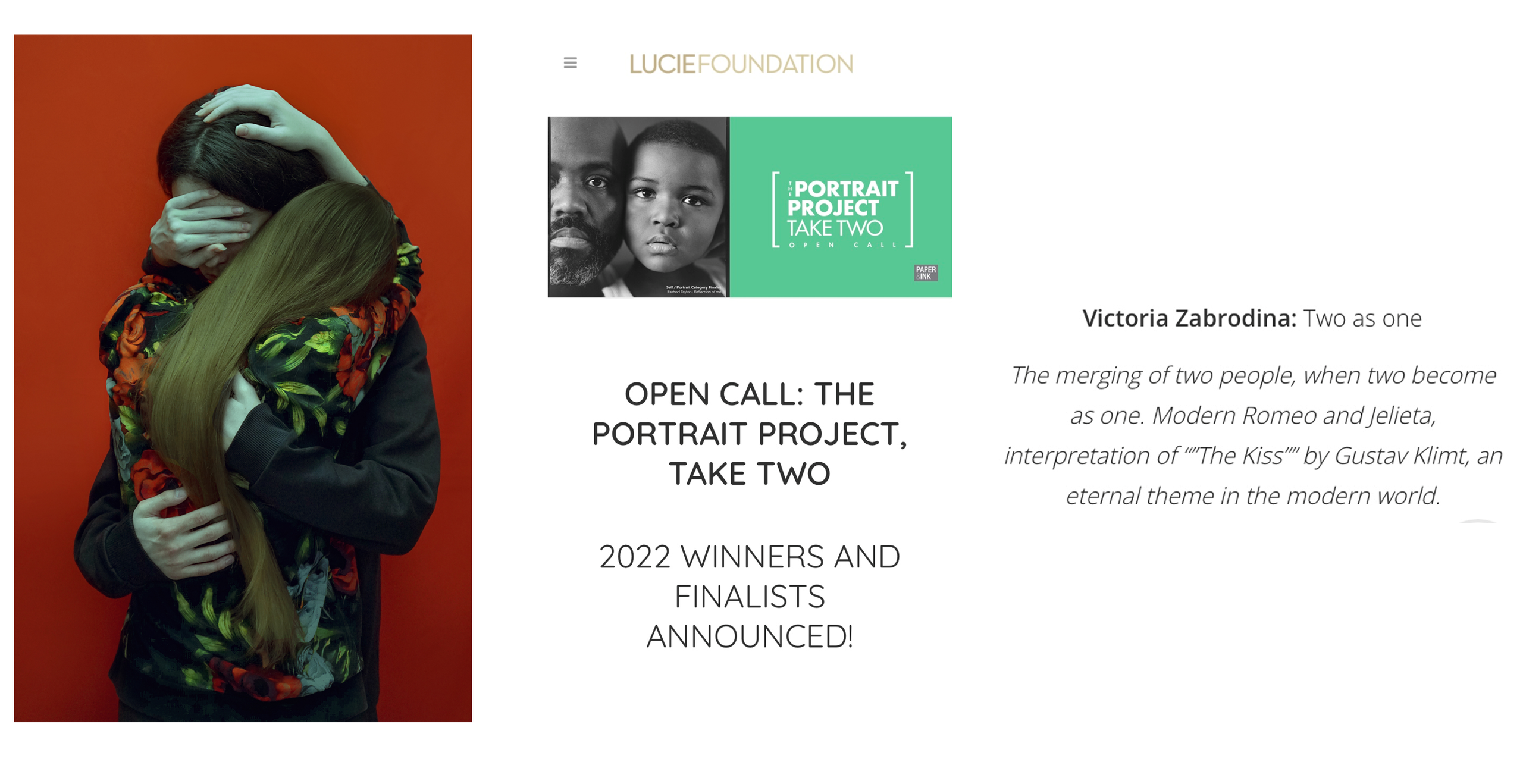 Работа «Двое как один». Арт-фотограф Виктория Забродина