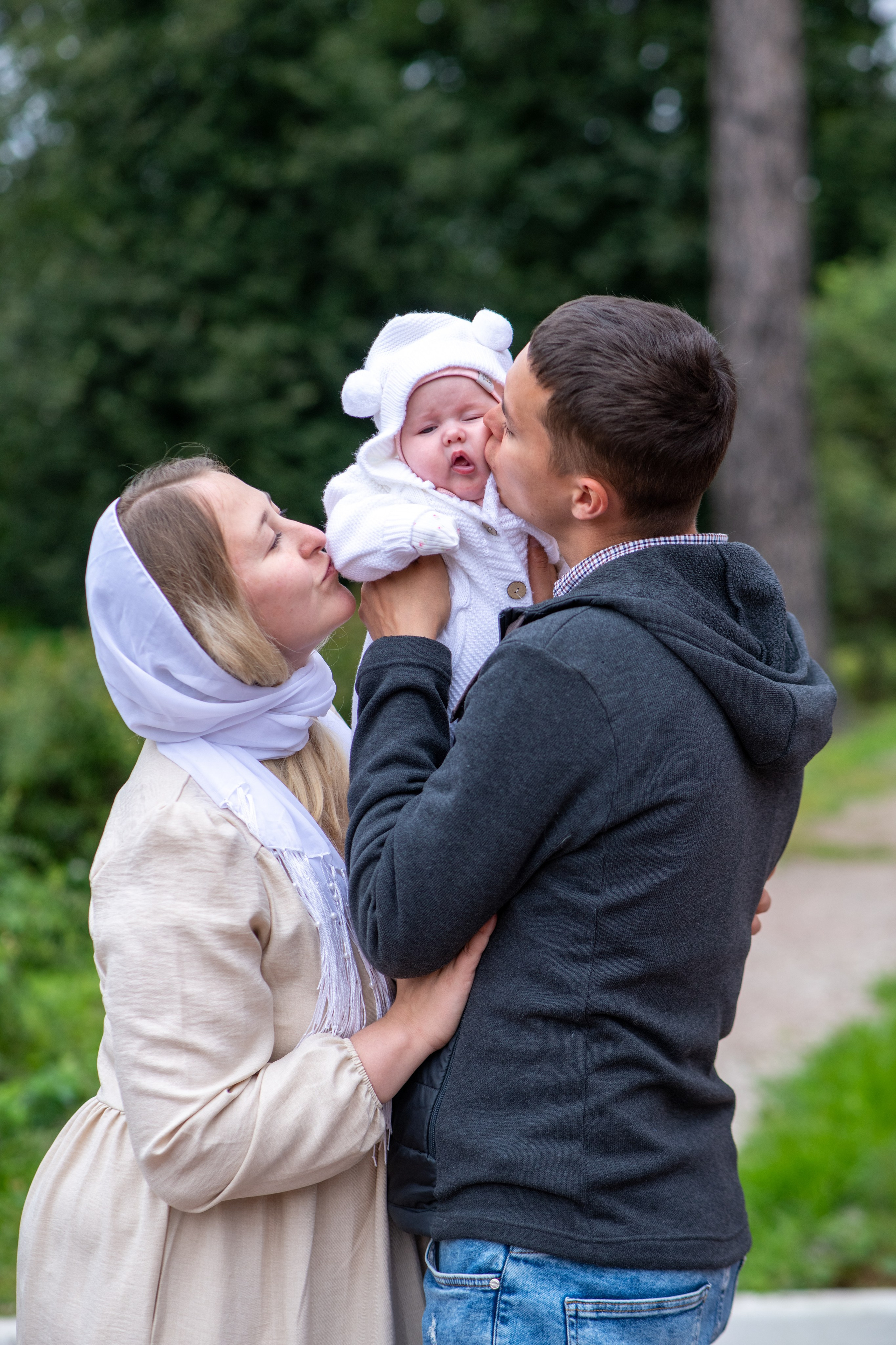 Крещение младенца Ксении в Люблино. Свадебный и портретный фотограф в Москве Галина Борисова