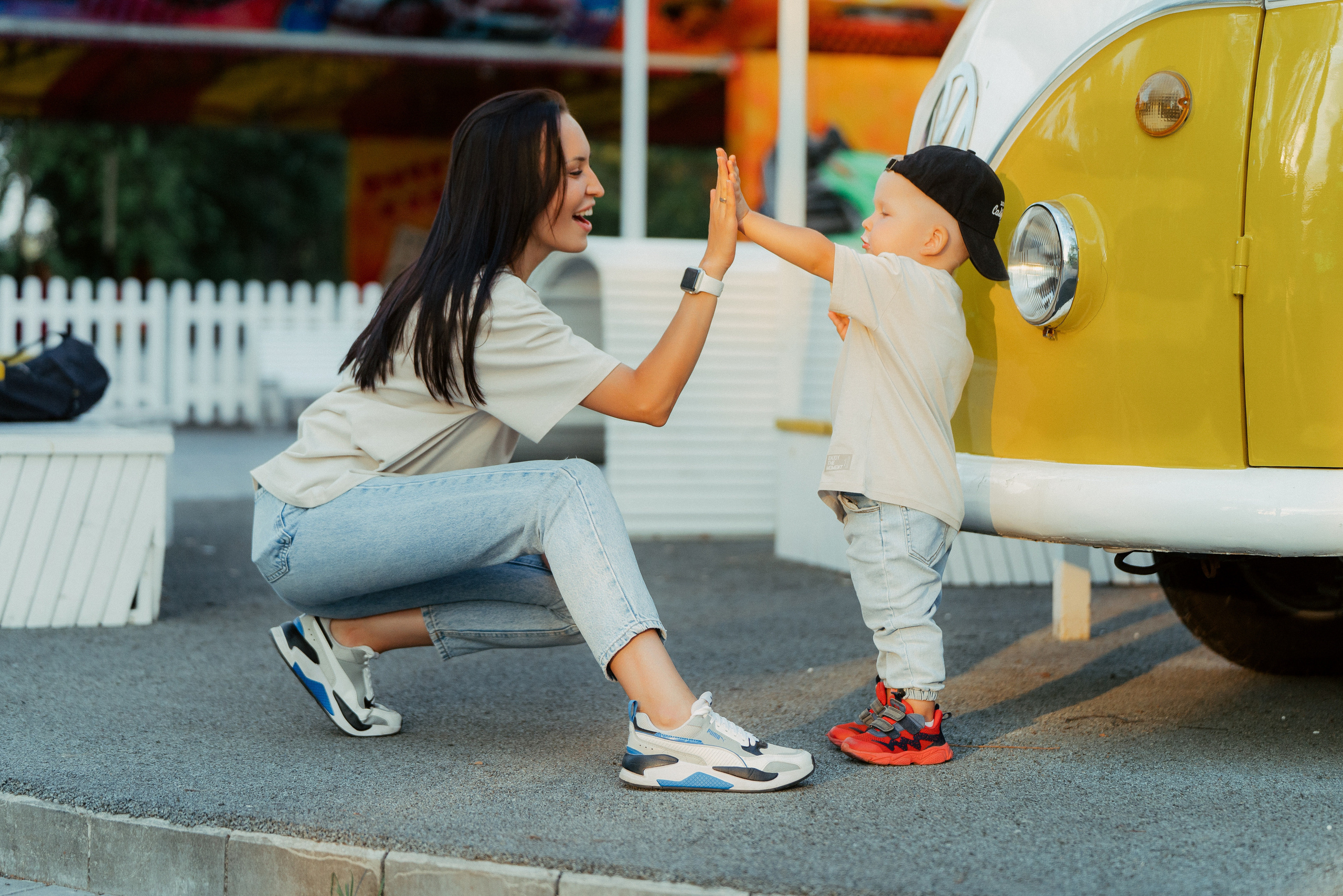 Мама с сыном в парке. Фотограф Никита Анкудинов. Москва — Чебоксары — Казань