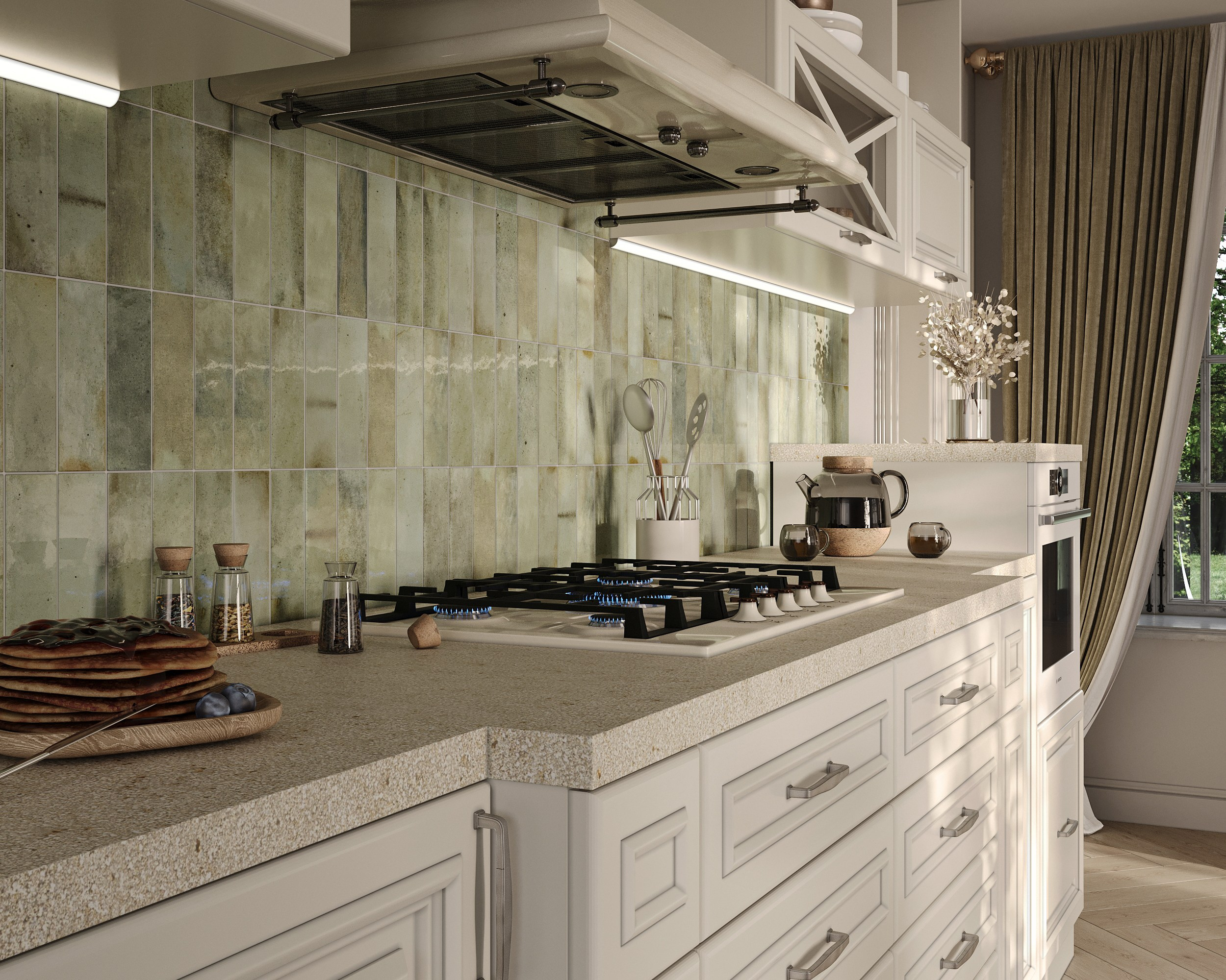 MKR кухонные гарнитуры (предметная 3D визуализация). Королёва Анастасия | 3D визуализатор