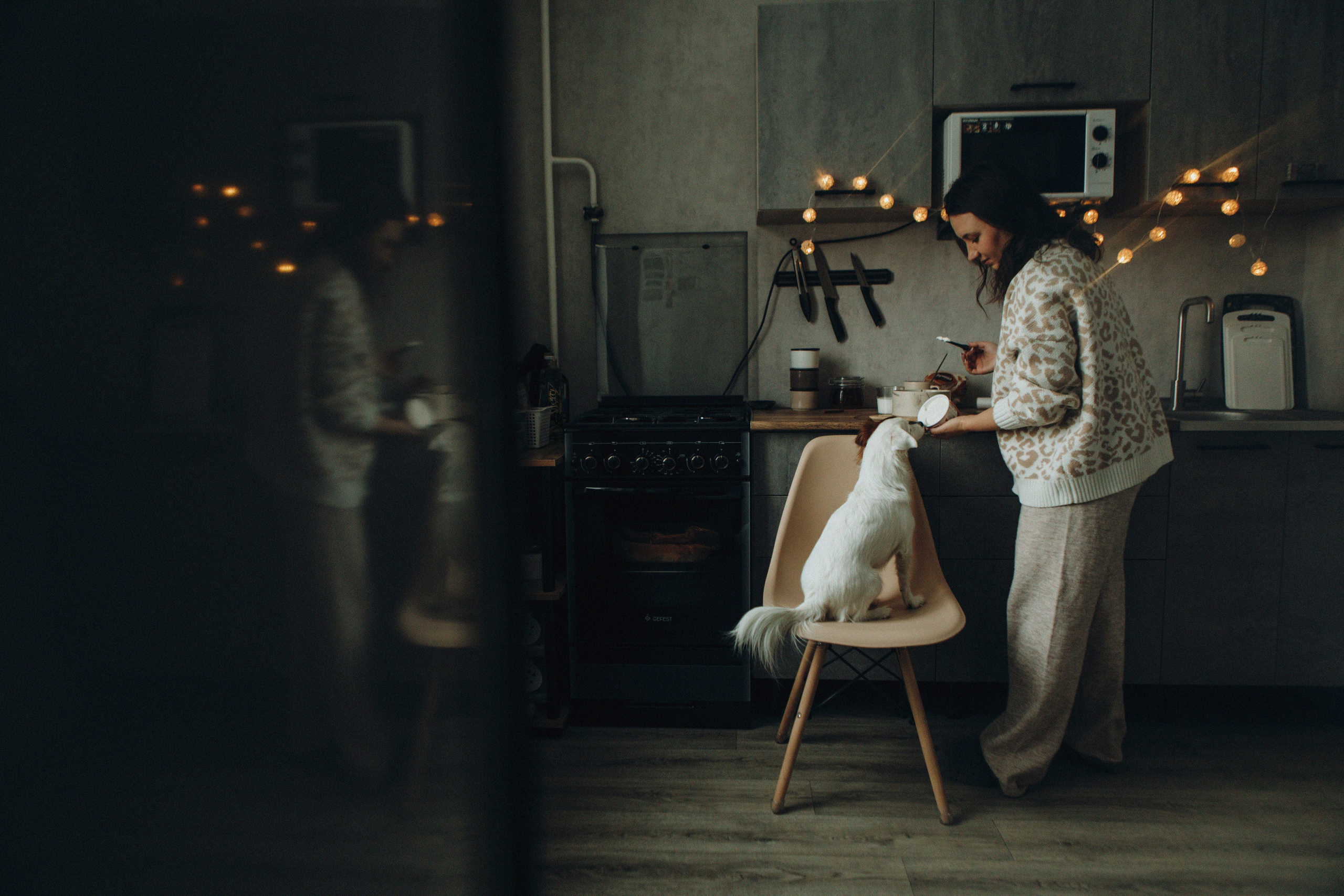 Break fast with a dog. Свадебный и семейный фотограф Арестенко Анастасия