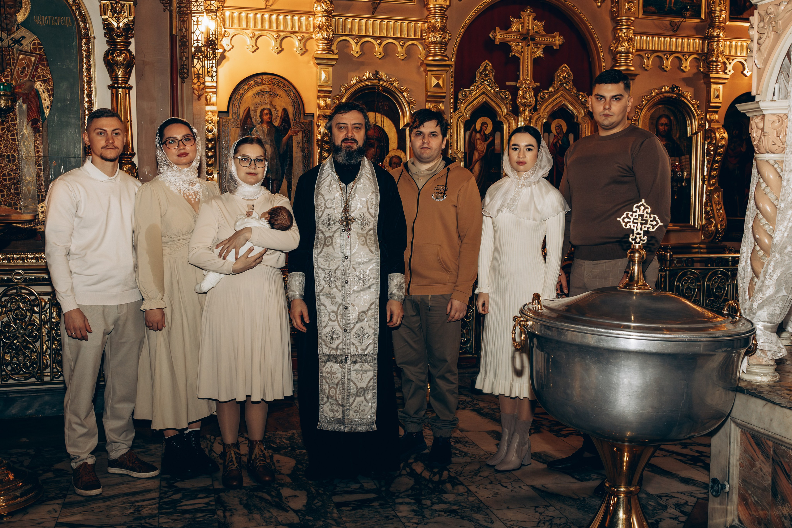 Крещение в Храме Воскресения Словущего в Даниловской Слободе. Главная