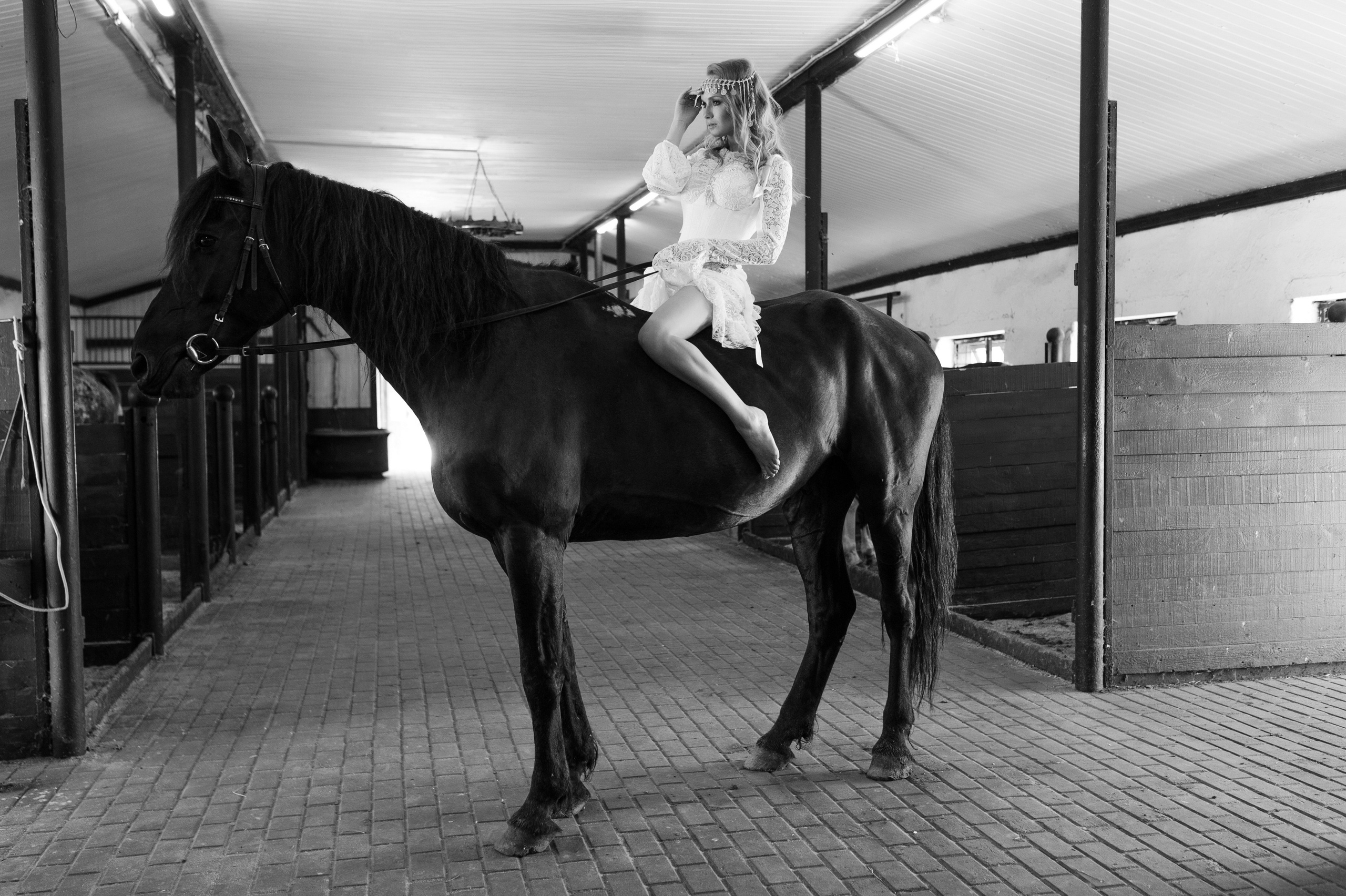 Фотосессия на ранчо. Александр Mr.Brass — фотографирую женский портрет в Москве