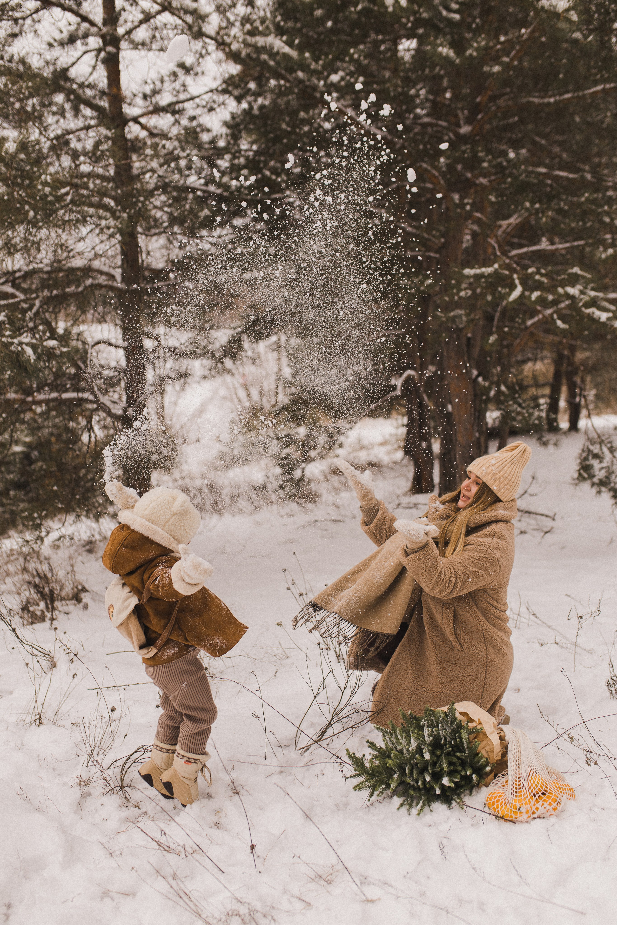 Зимние Даша и Кирюшка. Свадебный и семейный фотограф в Белгороде Евгения Курочкина