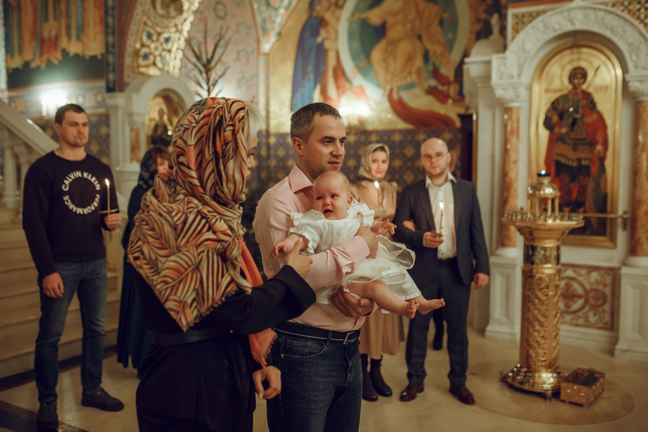 Крещение Виктории. Фотограф на Крещение, семейный фотограф в Москве