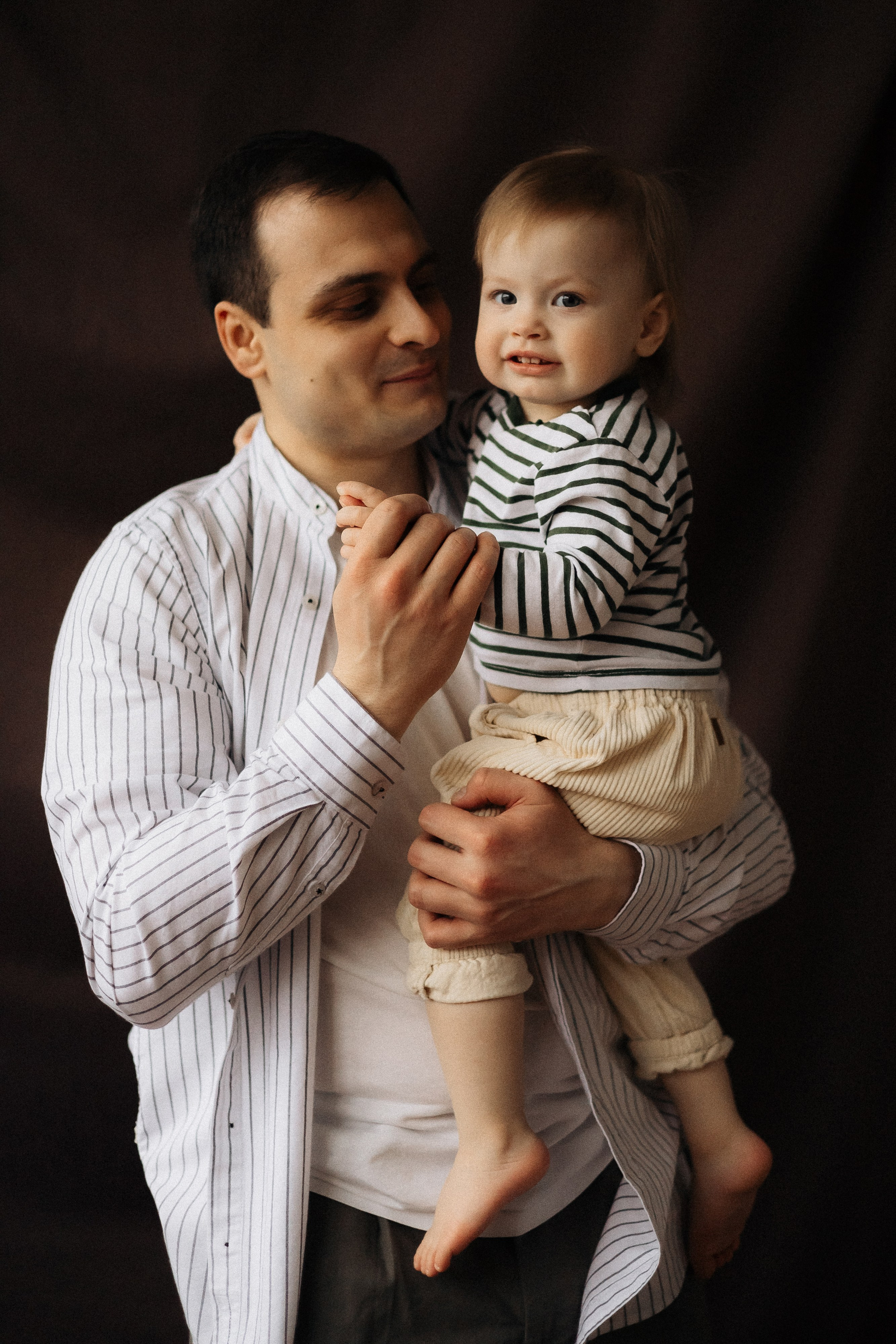 Сабина с мамой и папой