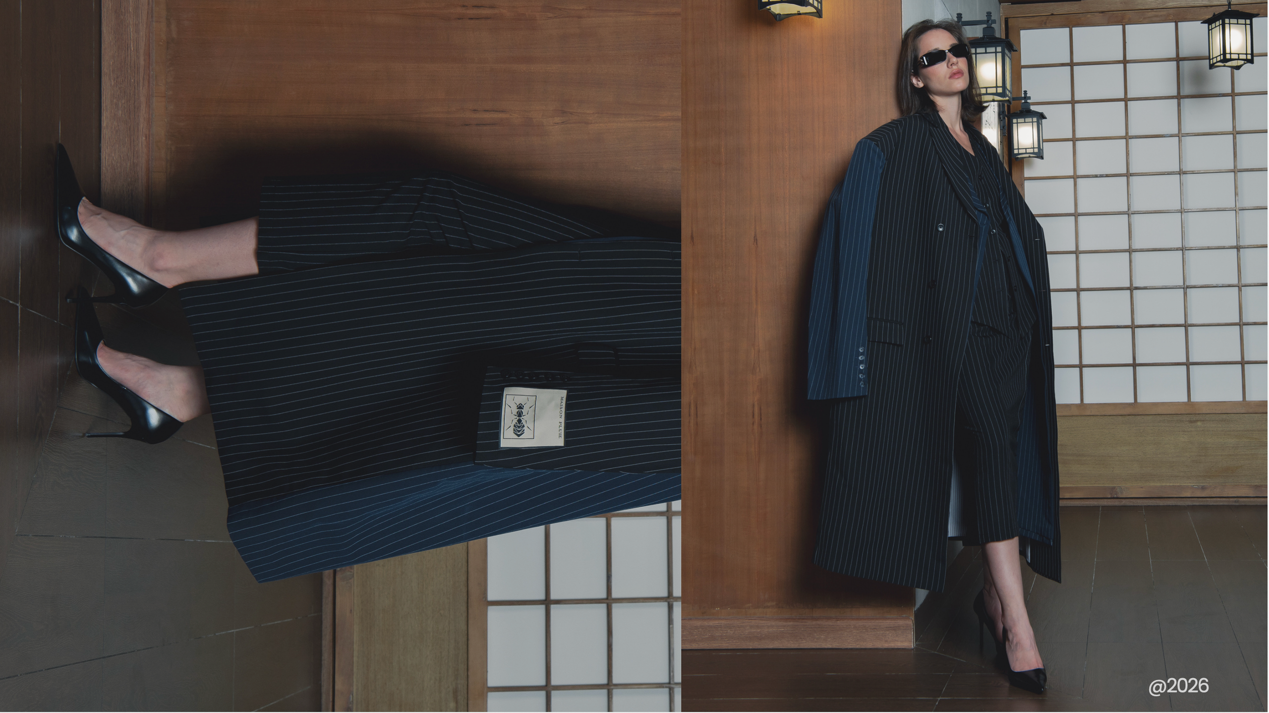 Lookbook layout for Maison Pluie Dubai brand. Elizaveta Filchenko. Fashion-photographer and director
