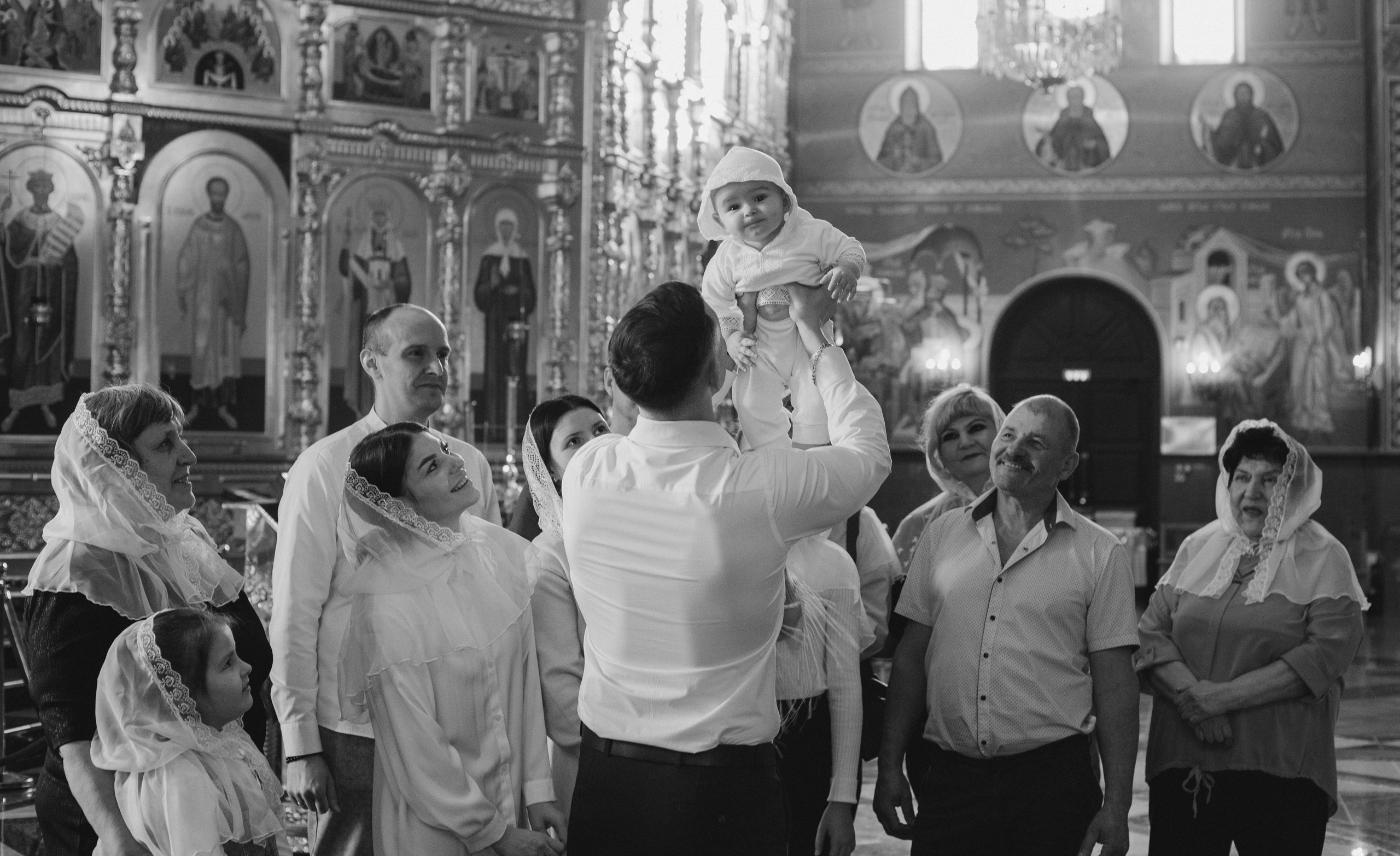 Таинство крещения. Фотограф Мария Новоселова. Сургут