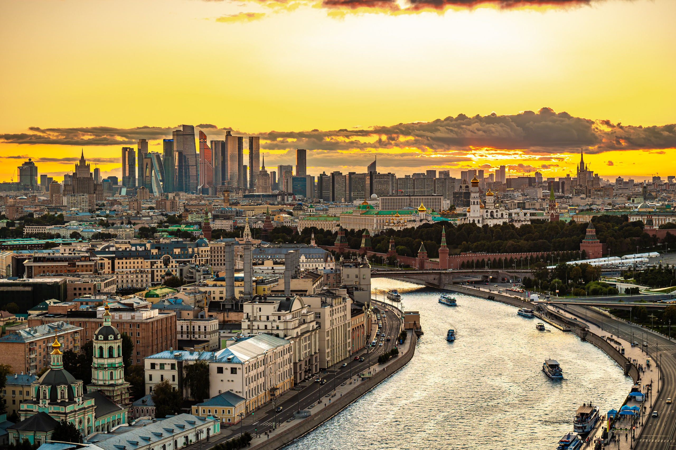 Ночные панорамы Москвы. Коммерческий, репортажный фотограф в Москве Лейла Мару