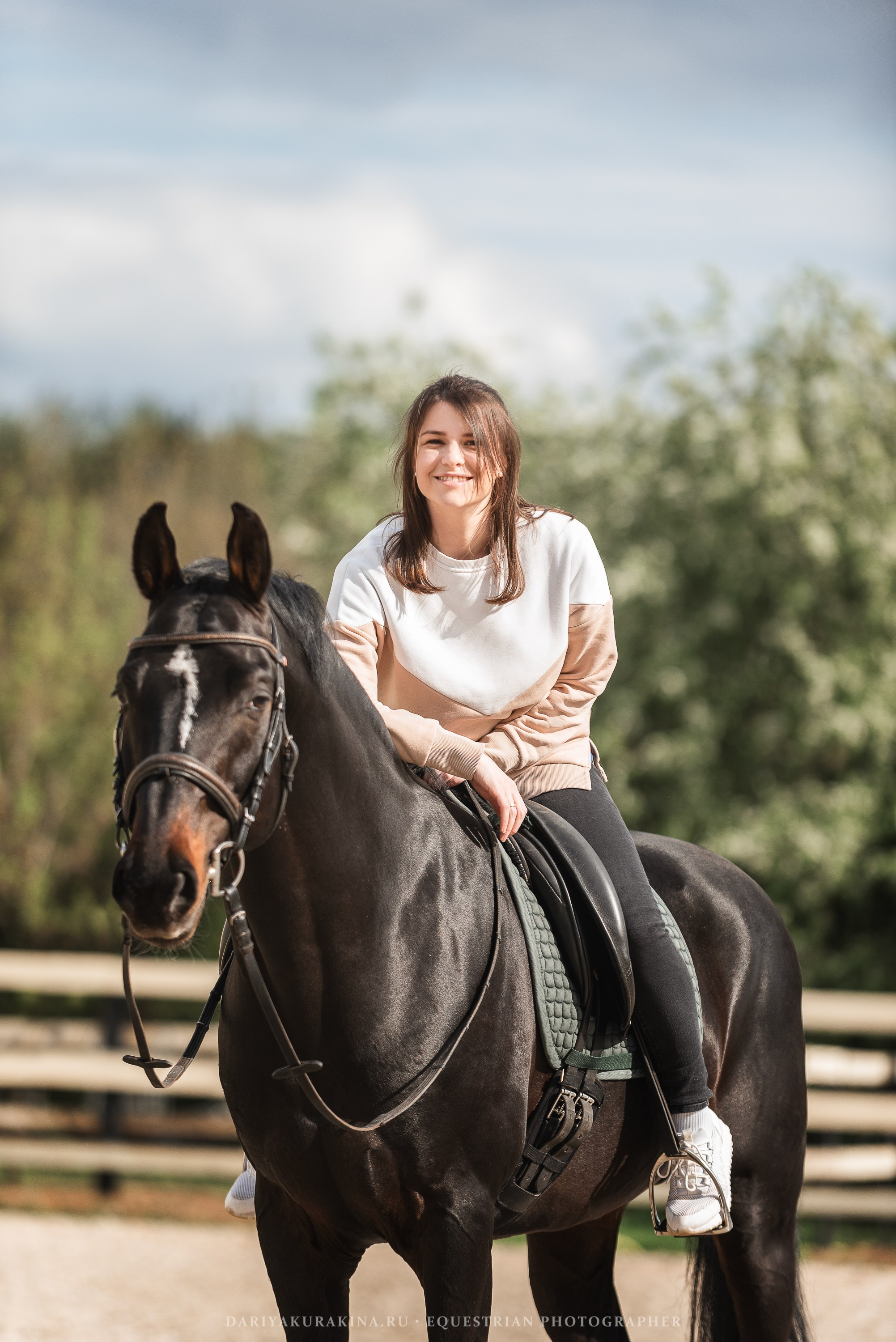 Ира, Боря и Ника с Кливом, HORSIO. Конный фотограф Куракина Дарья • Фотосессии с лошадьми